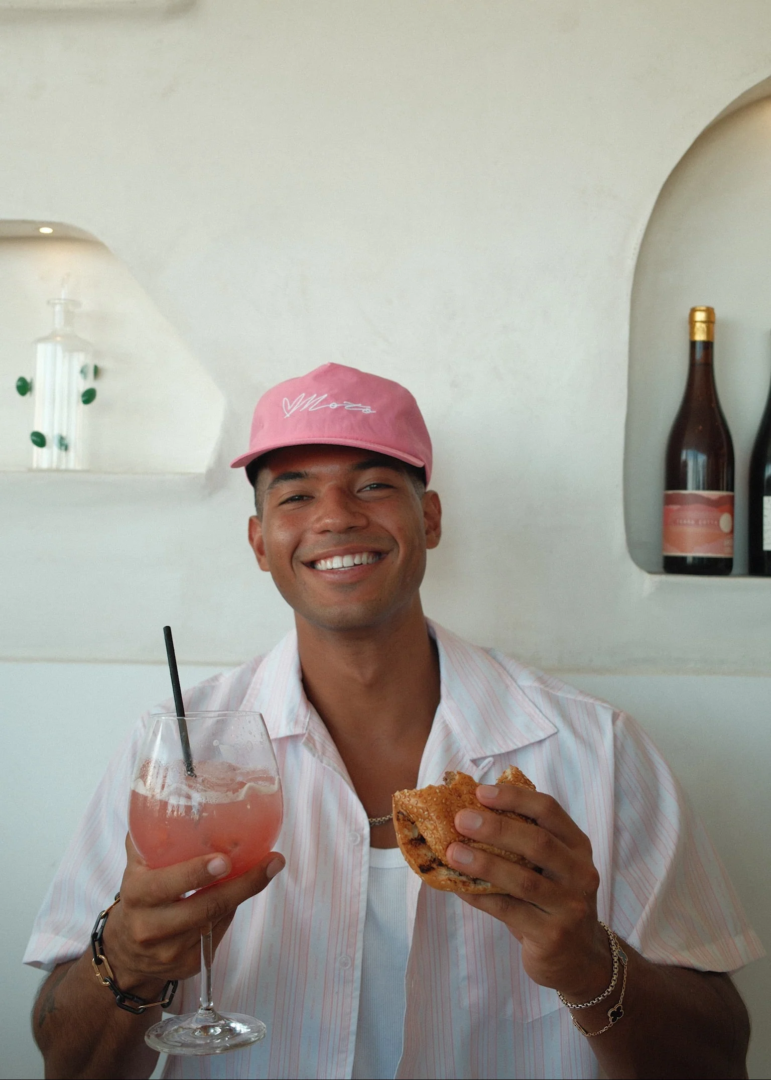 Moto Essential Hat - Pink Clouds - Image 7