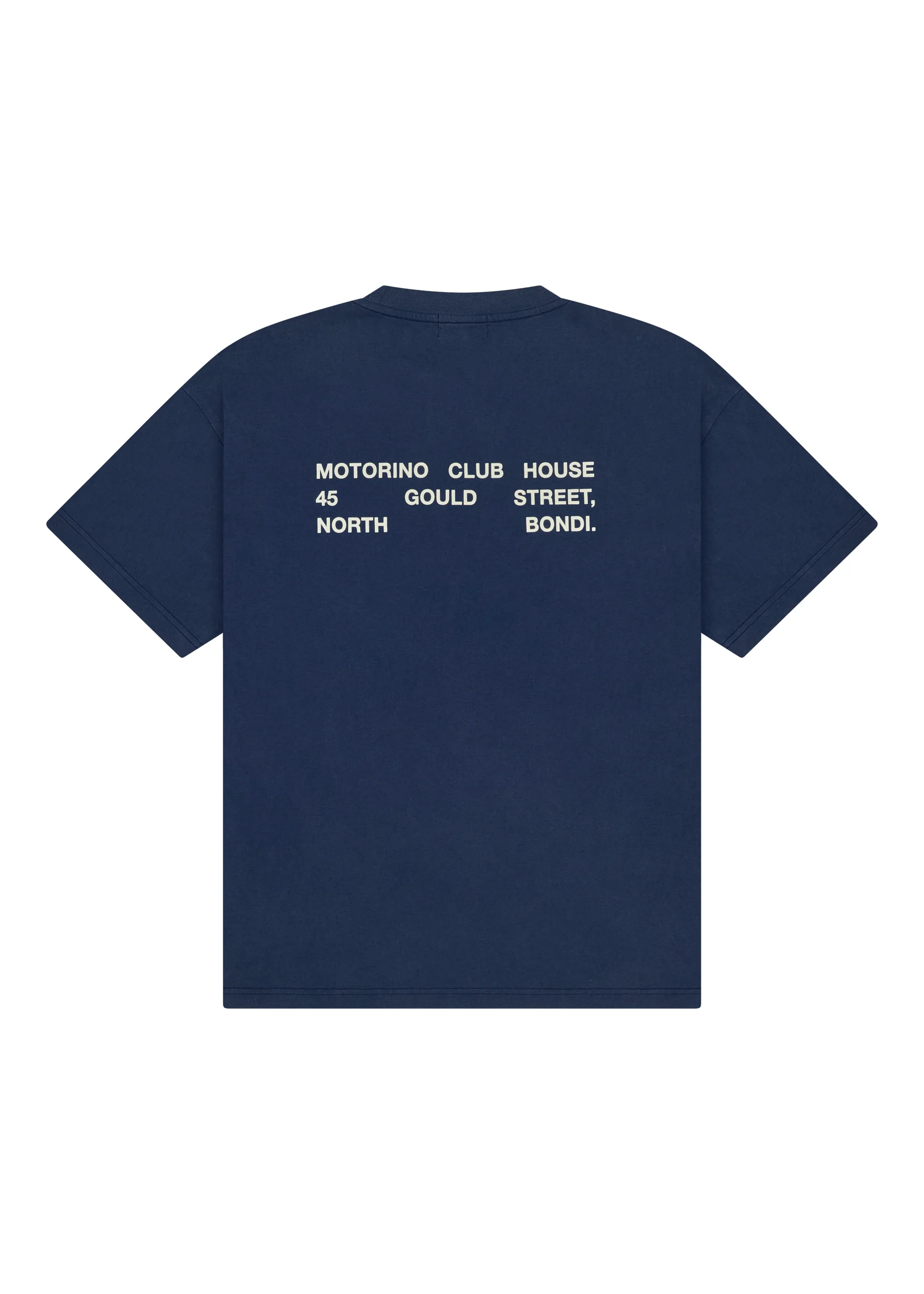 Address Tee - Washed Navy
