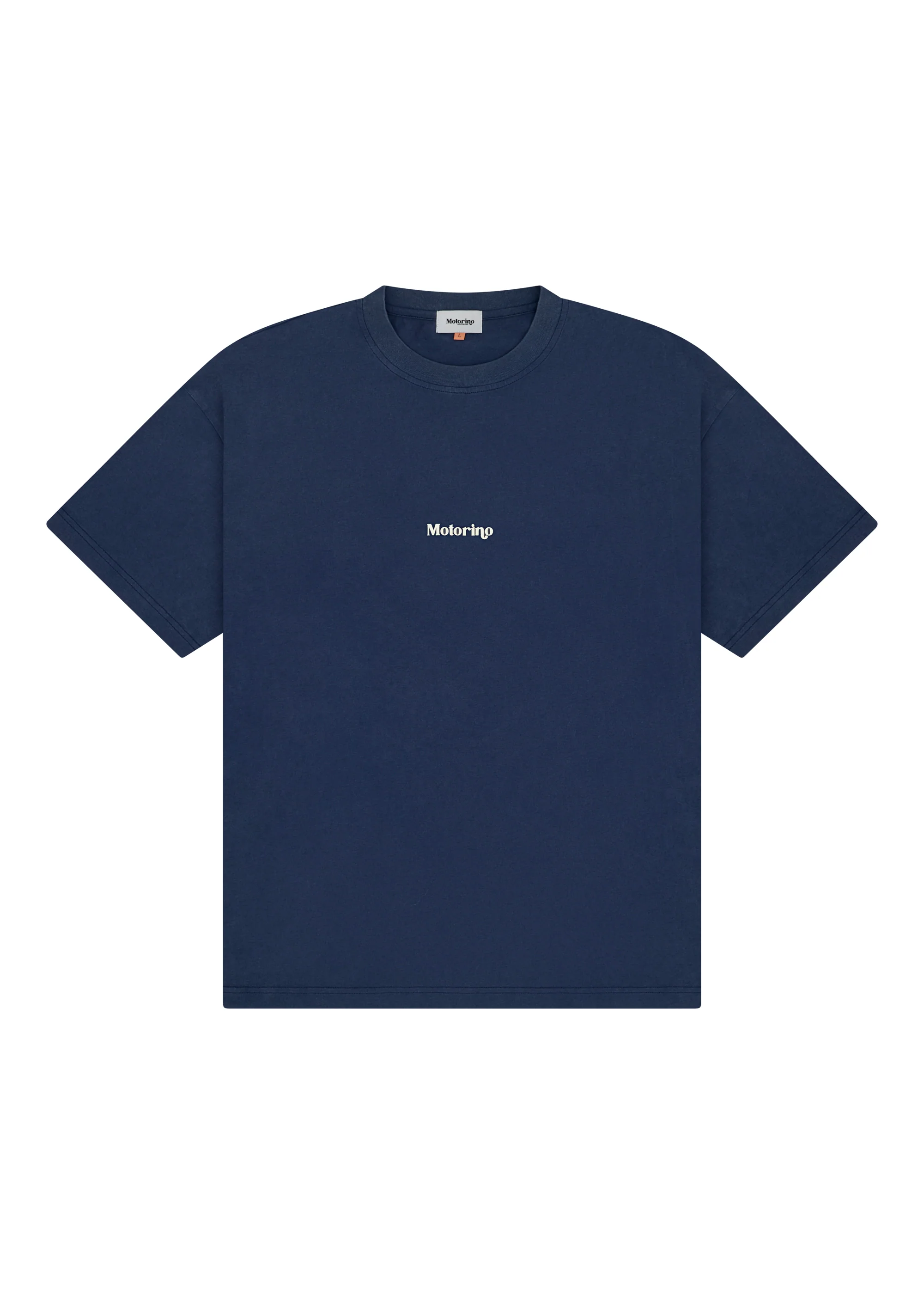 Address Tee - Washed Navy - Image 2