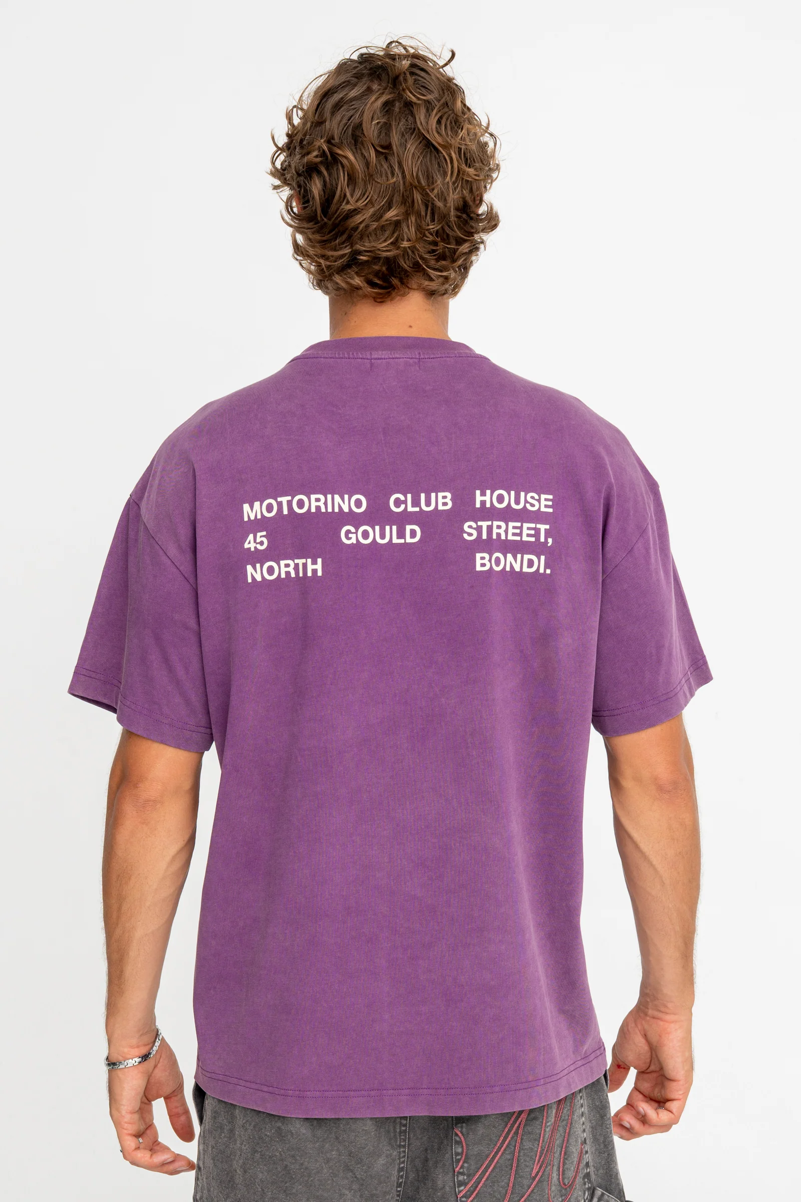 Address Tee - Washed Purple - Image 2
