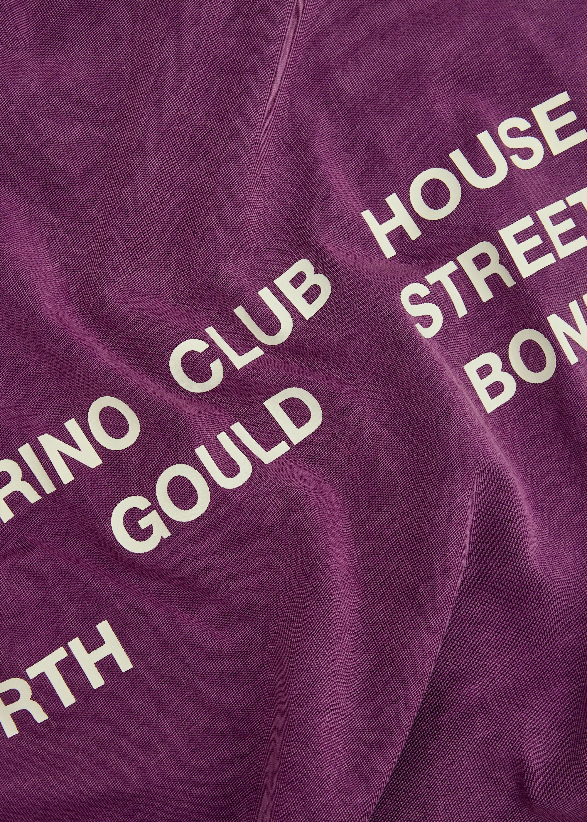 Address Tee - Washed Purple - Image 4