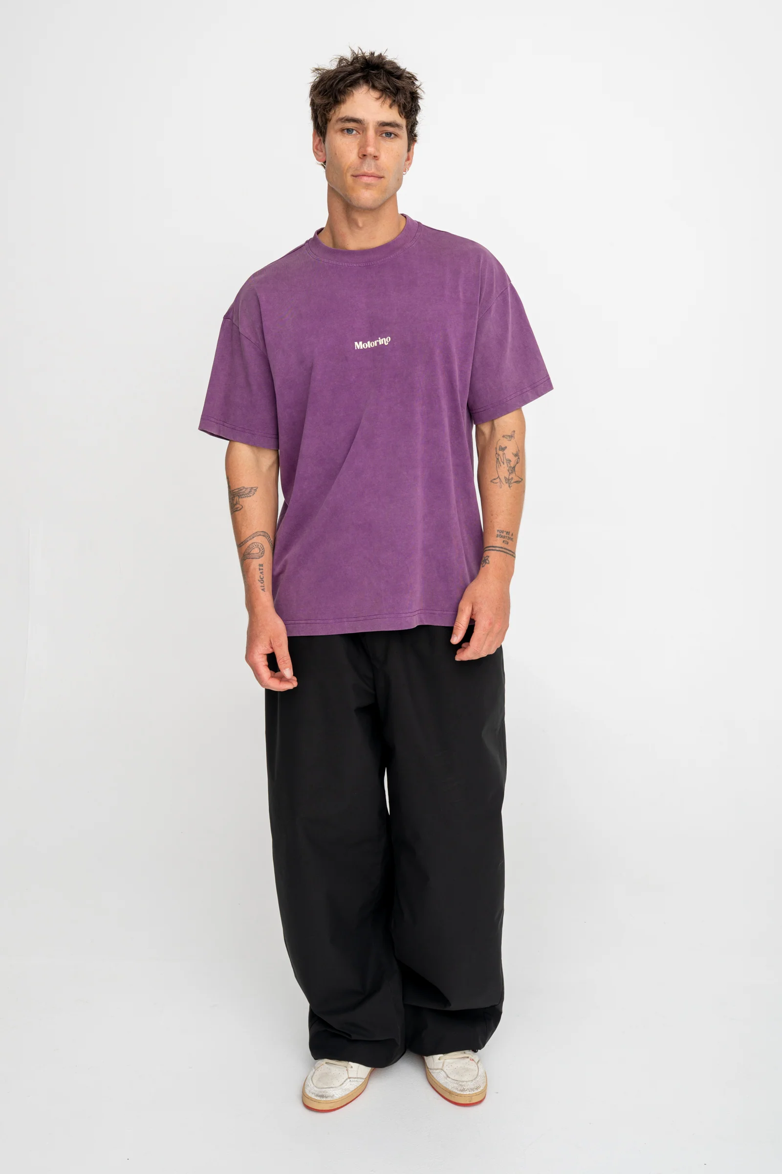 Address Tee - Washed Purple - Image 6