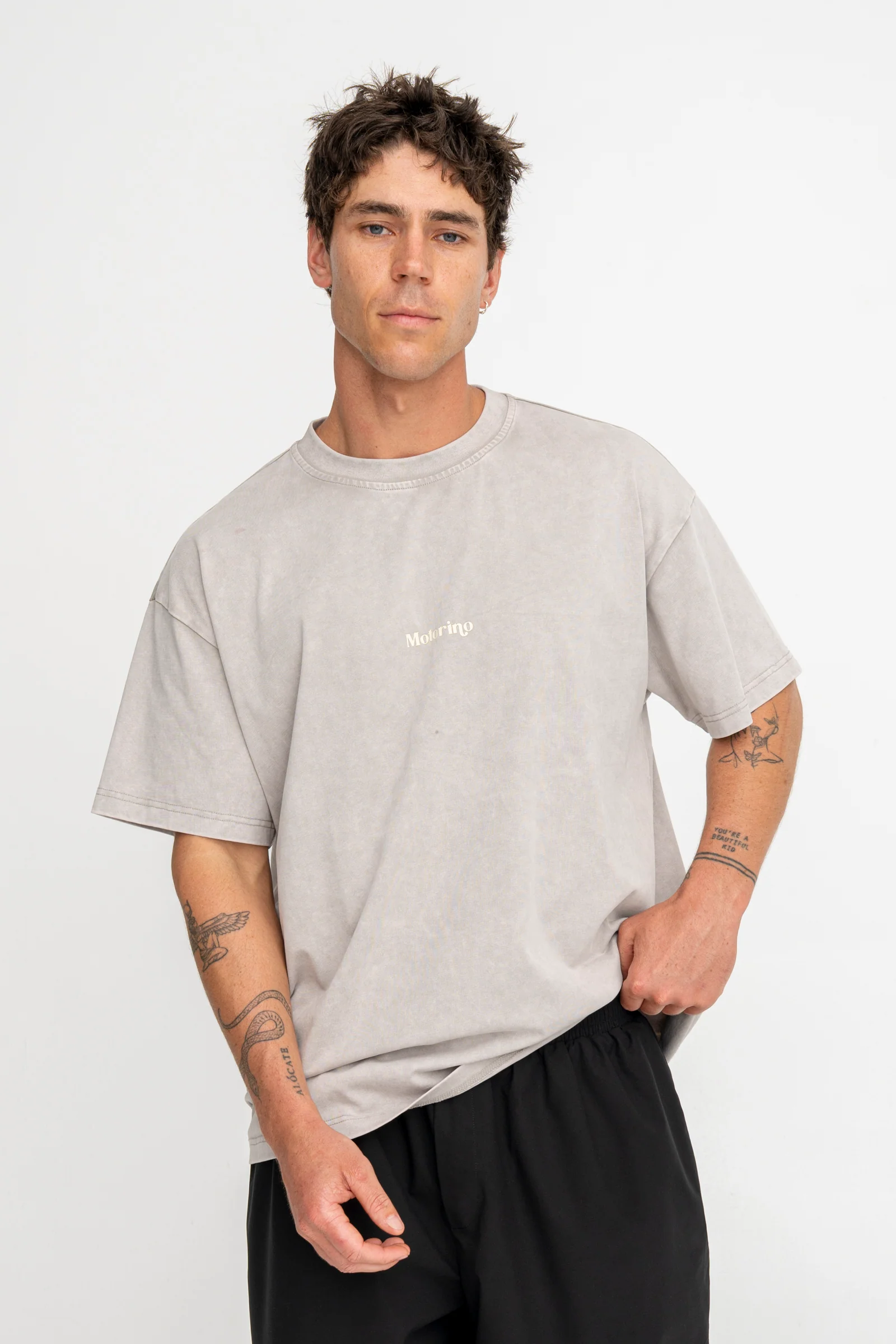 Address Tee - Washed Stone - Image 2
