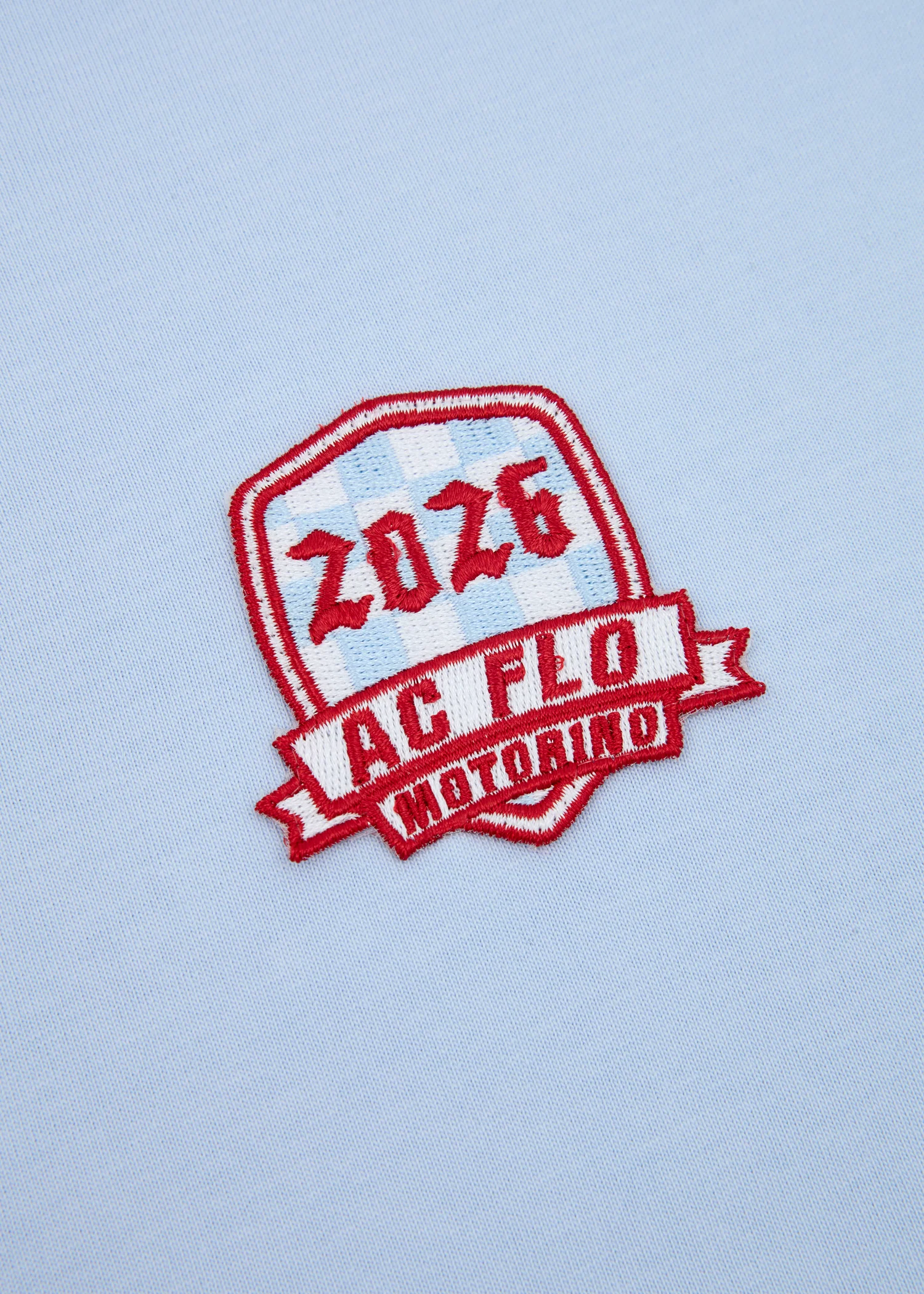Badge Tee - Sky Blue - Image 4