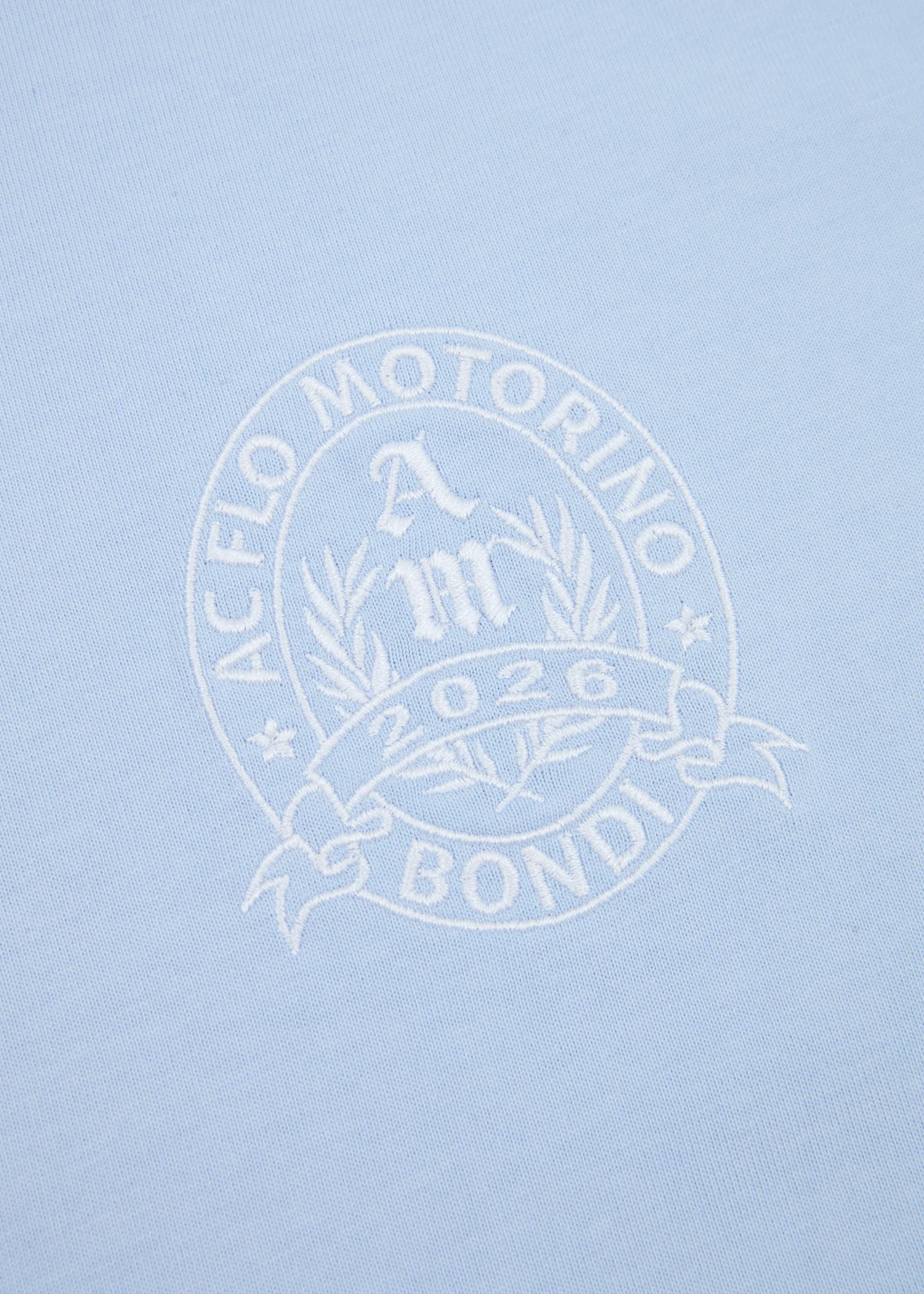 Badge Tee - Sky Blue - Image 6