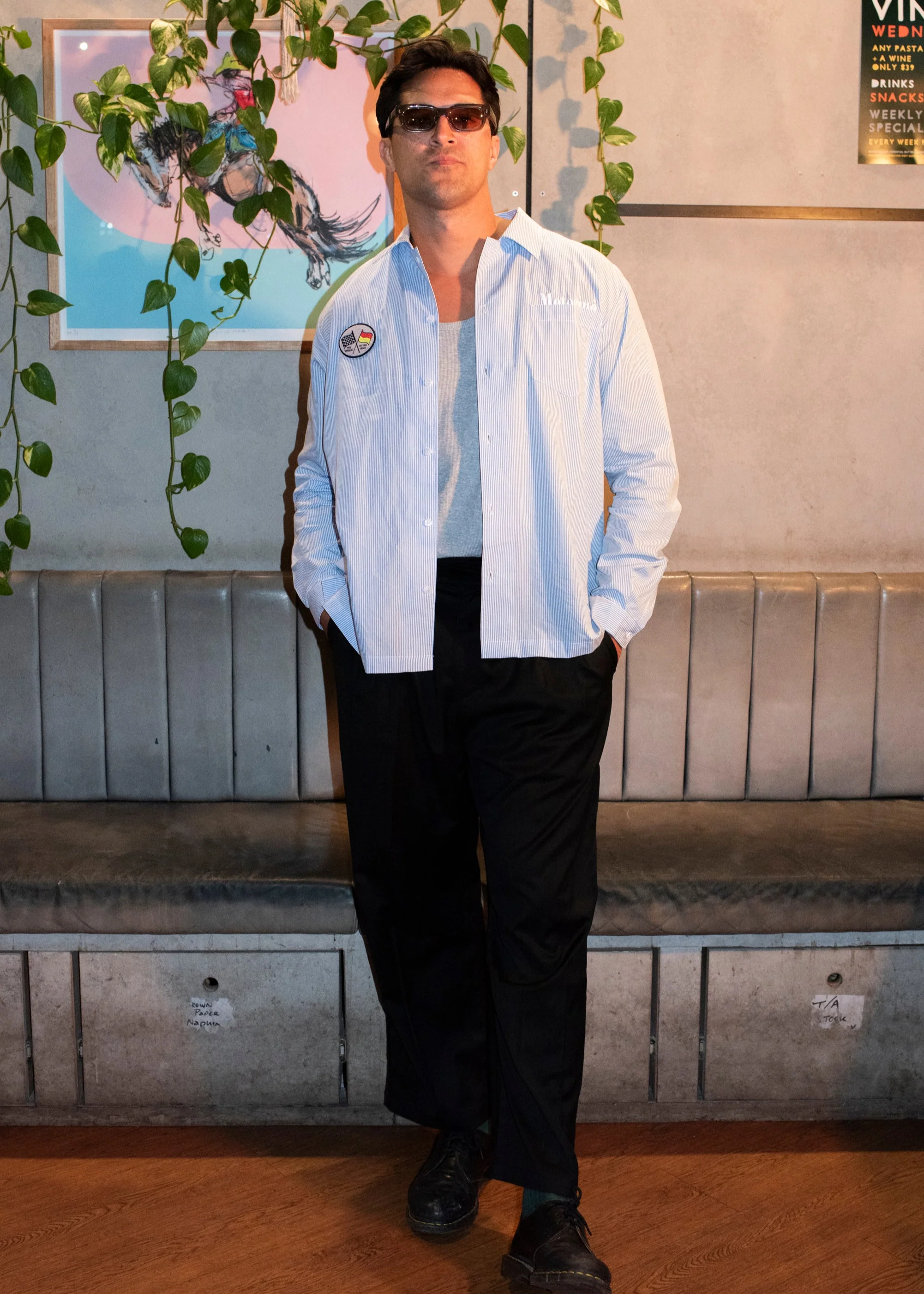 Badged Striped Shirt - Image 4