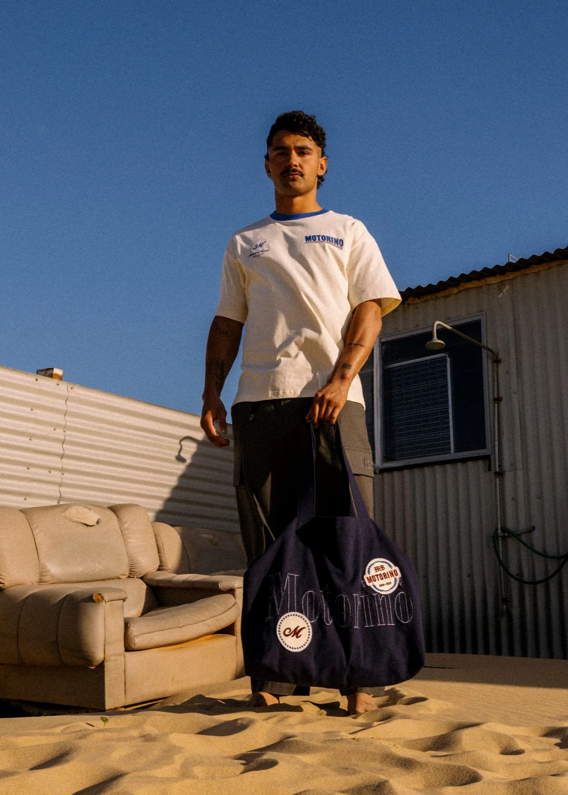 Beach Bag - Navy - Image 5