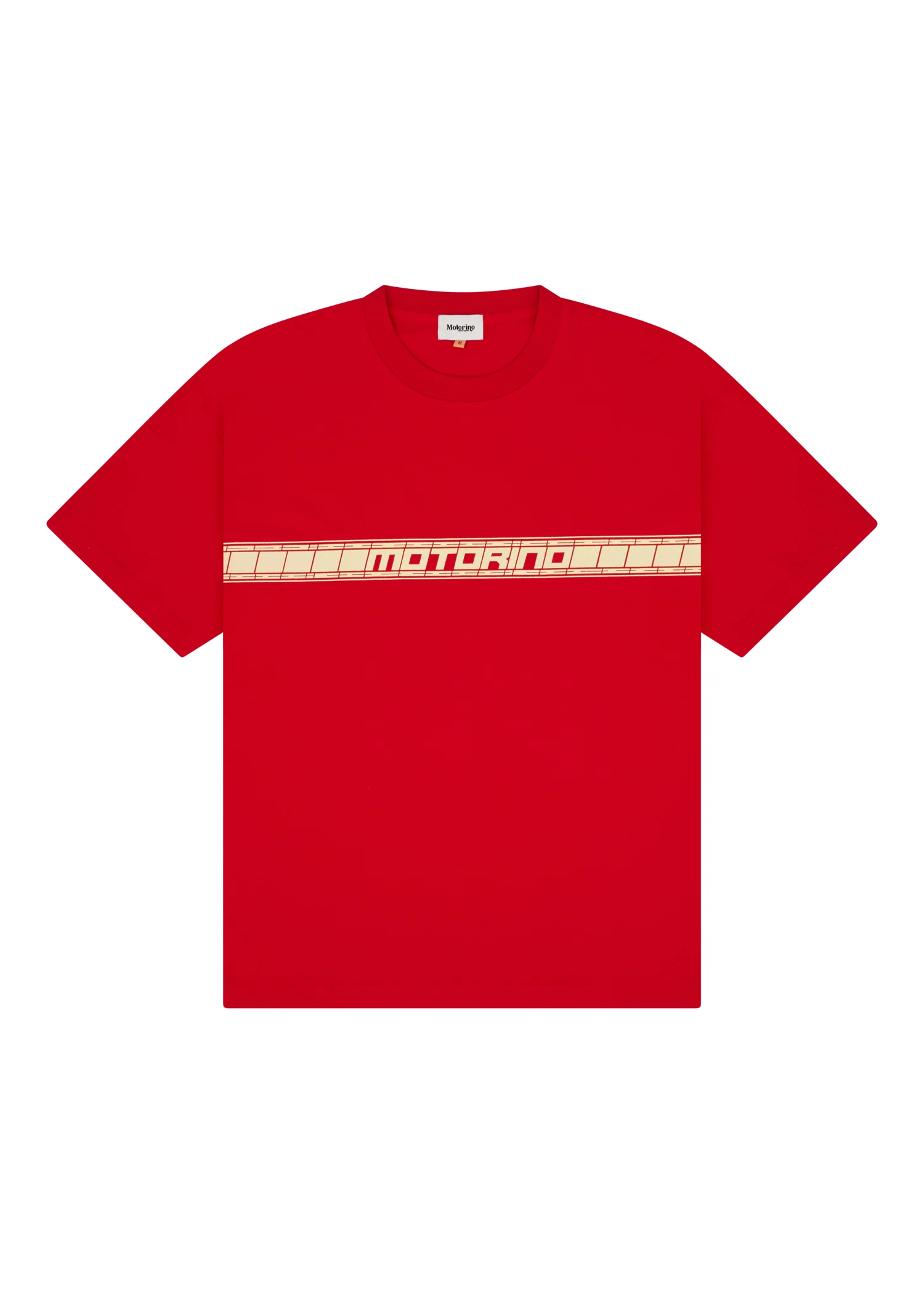 Block Tee - Red