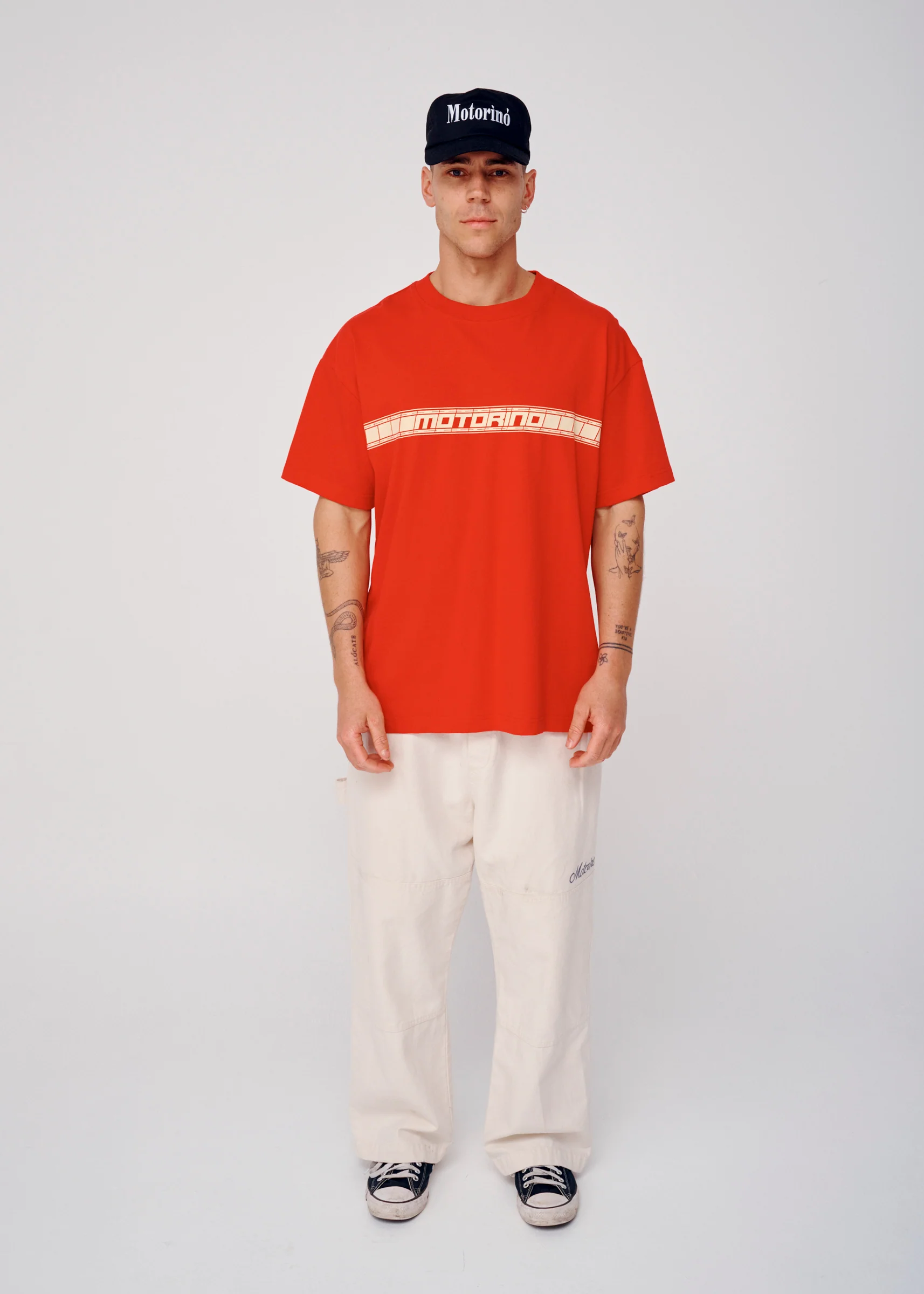 Block Tee - Red - Image 4