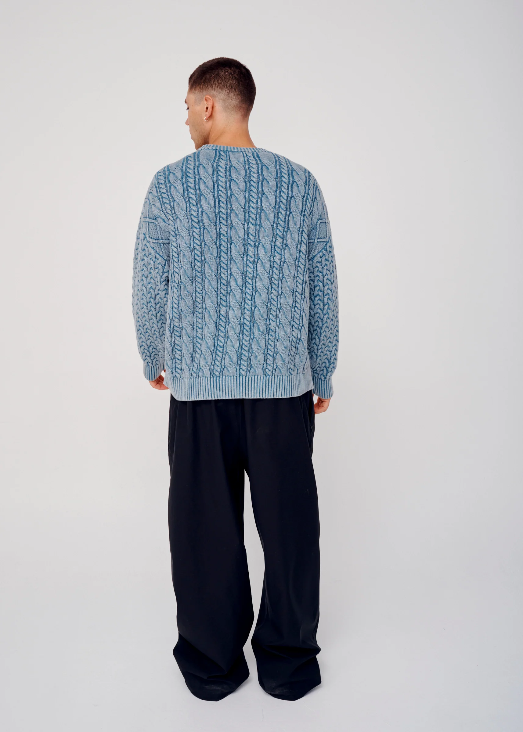 Cable Knit - Washed Teal - Image 5