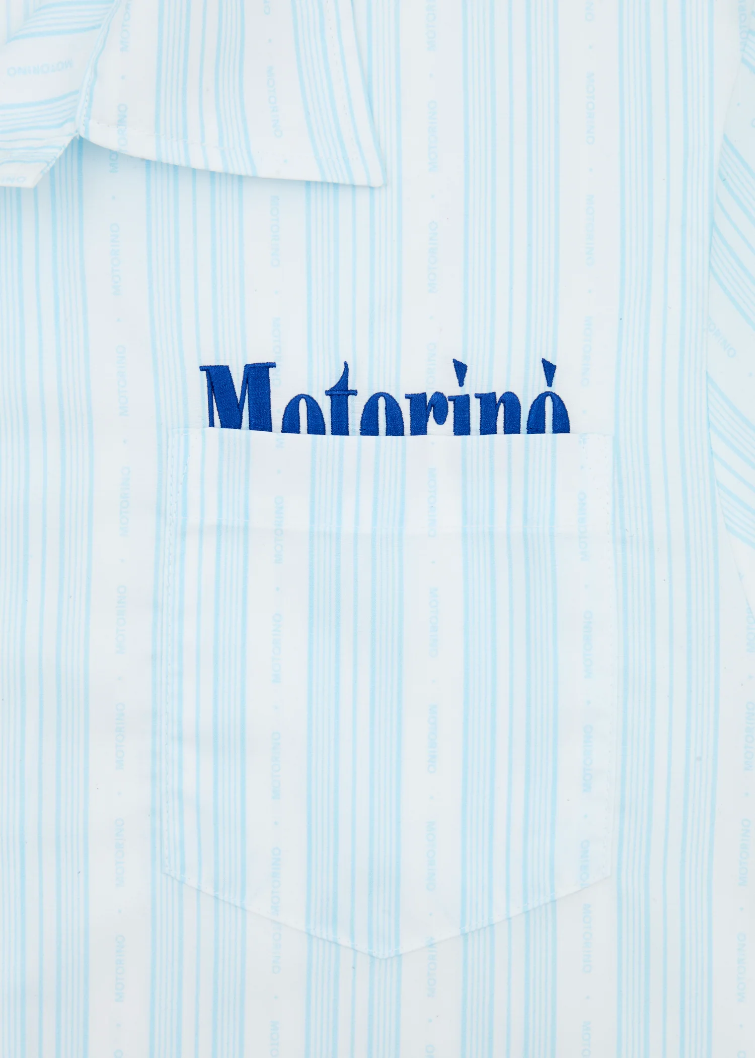 Candy Striped Shirt - Sky Blue - Image 3