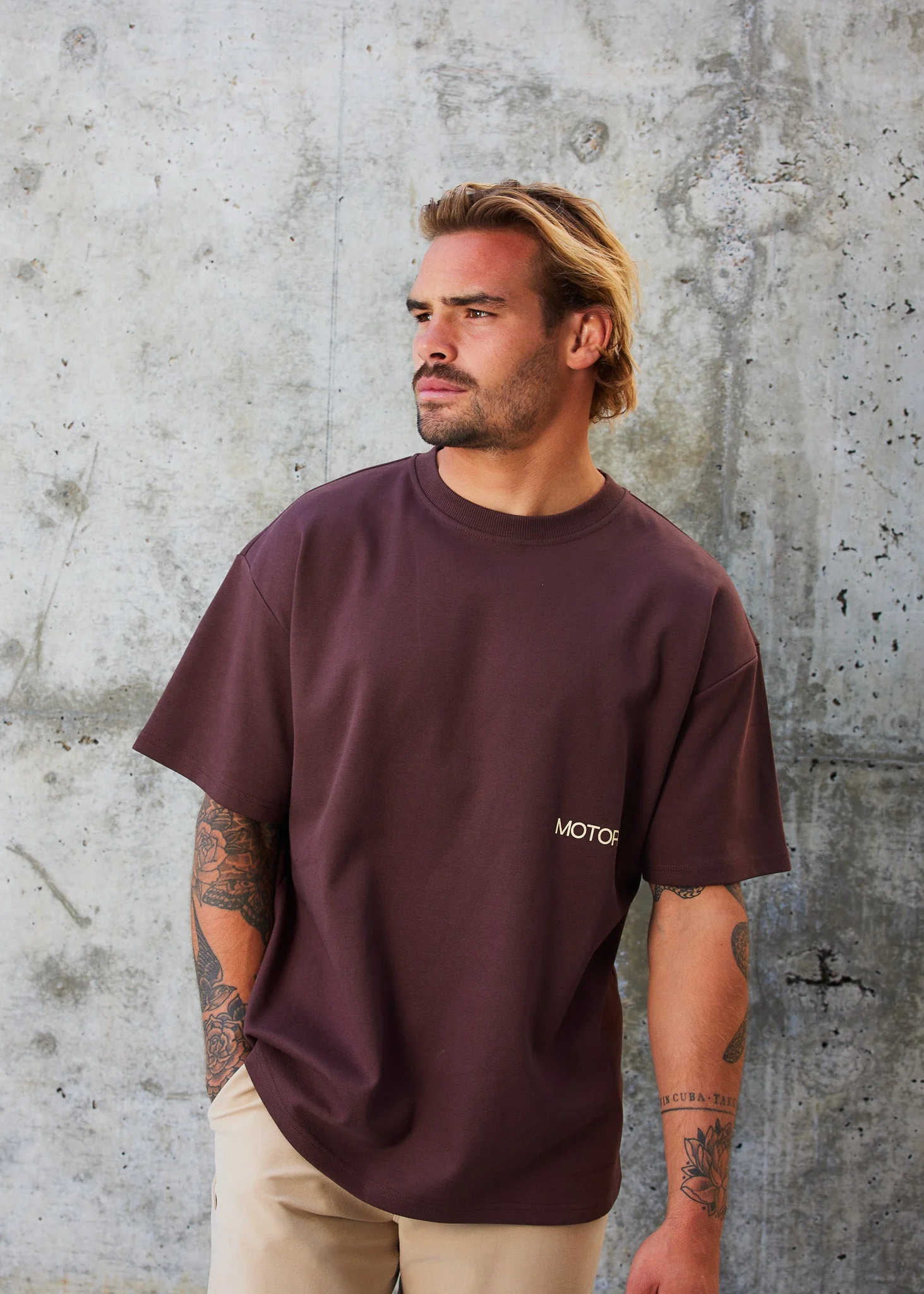Club Heavy Tee - Brown - Image 5