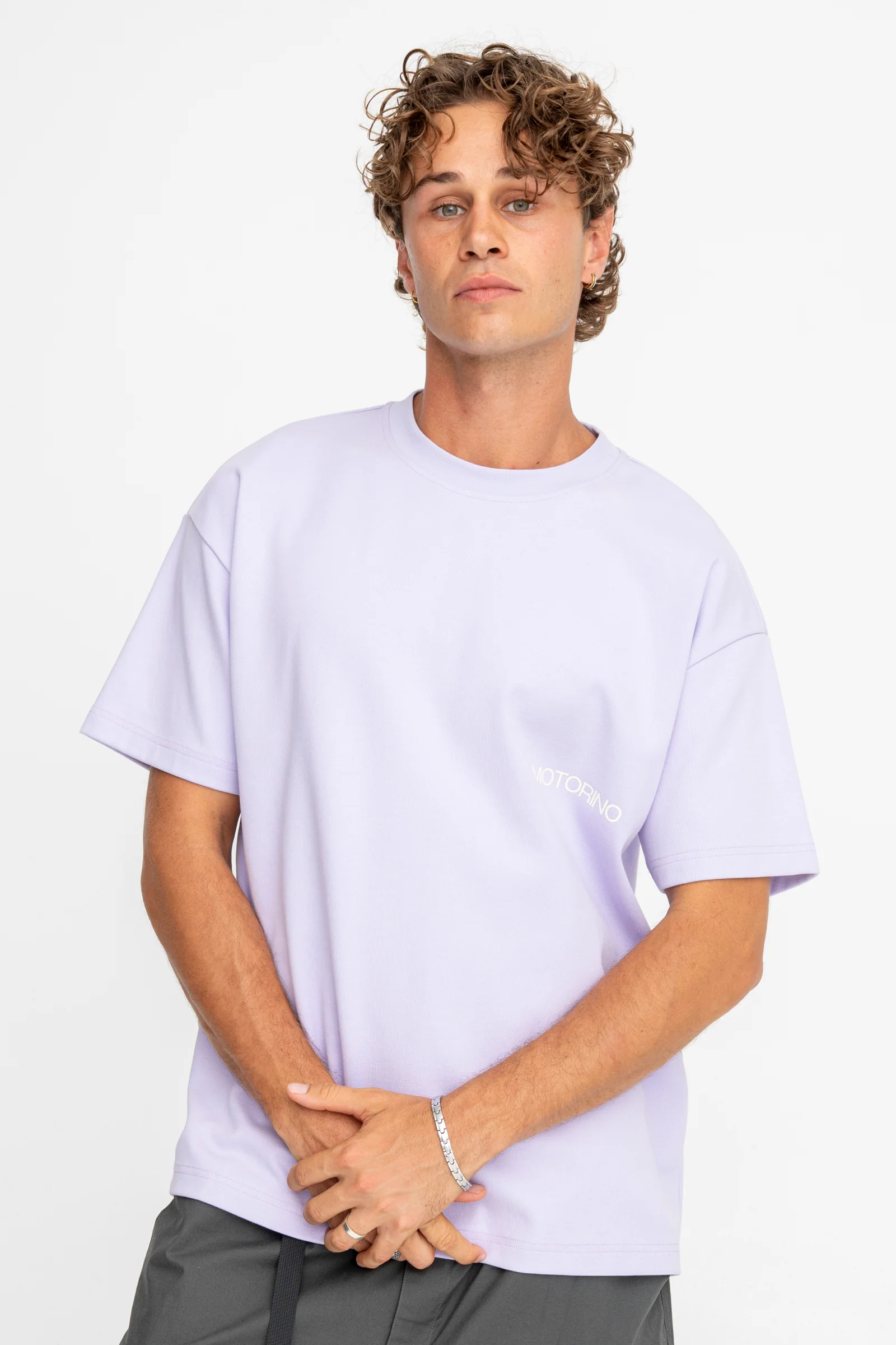 Club Heavy Tee - Lilac - Image 4