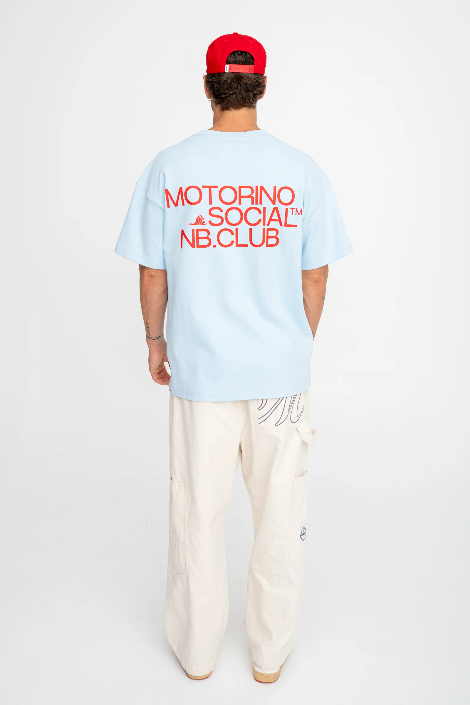 Club Heavy Tee - Sky Blue - Image 3