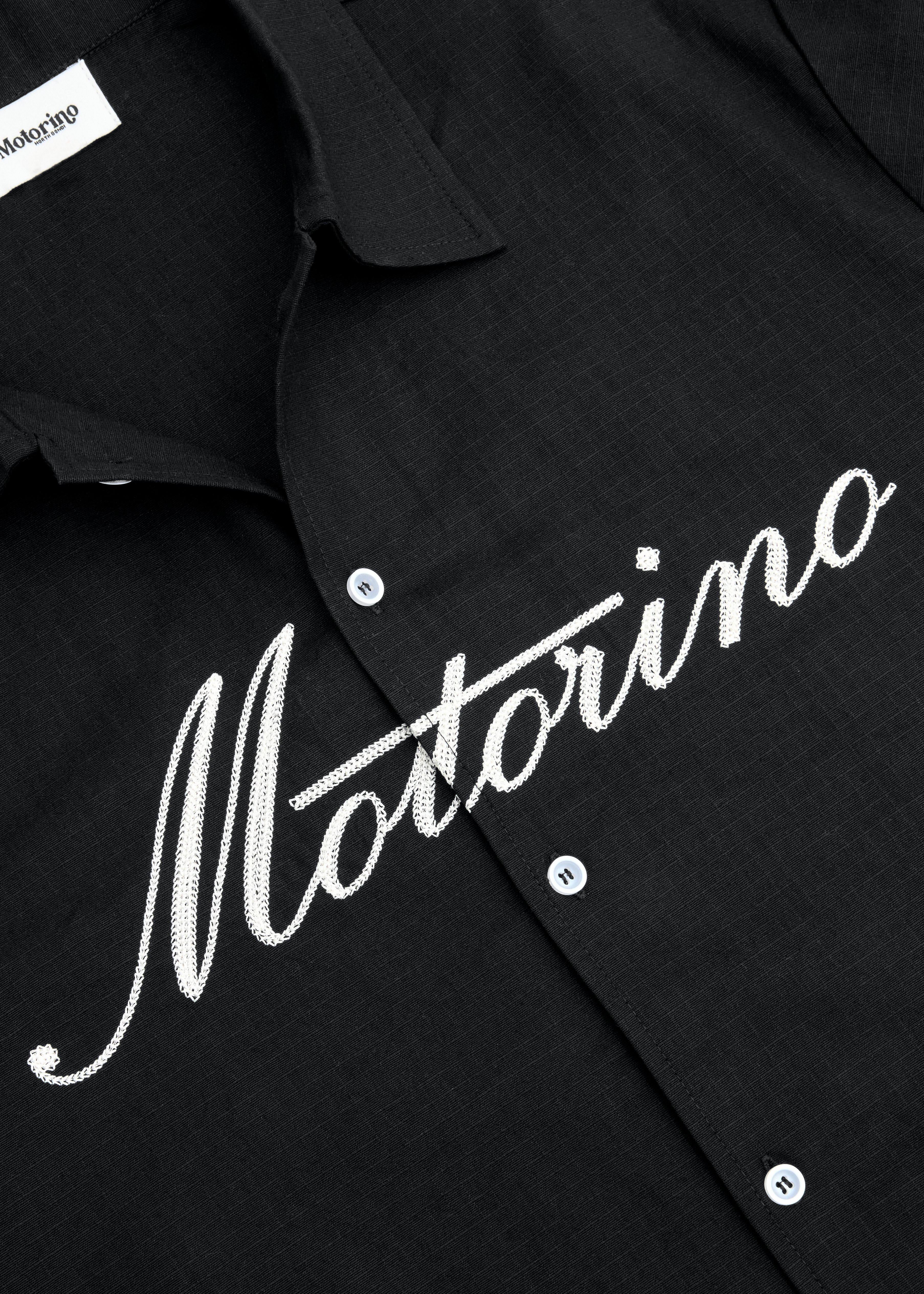 Cursive Shirt - Black - Image 5