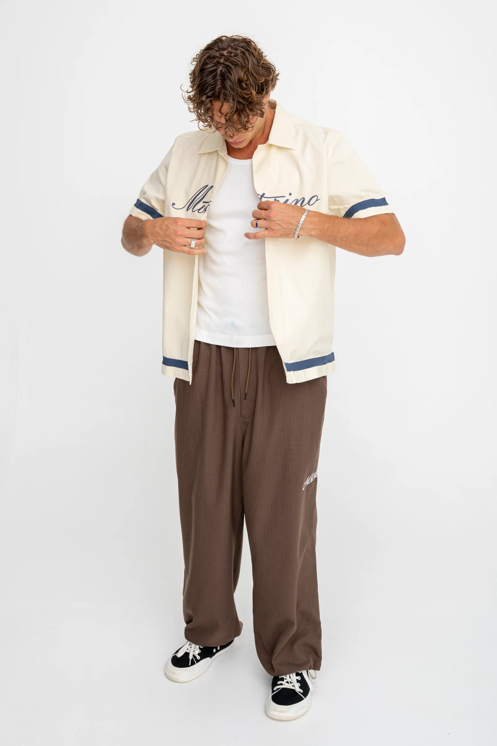 Cursive Shirt - Off White - Image 3