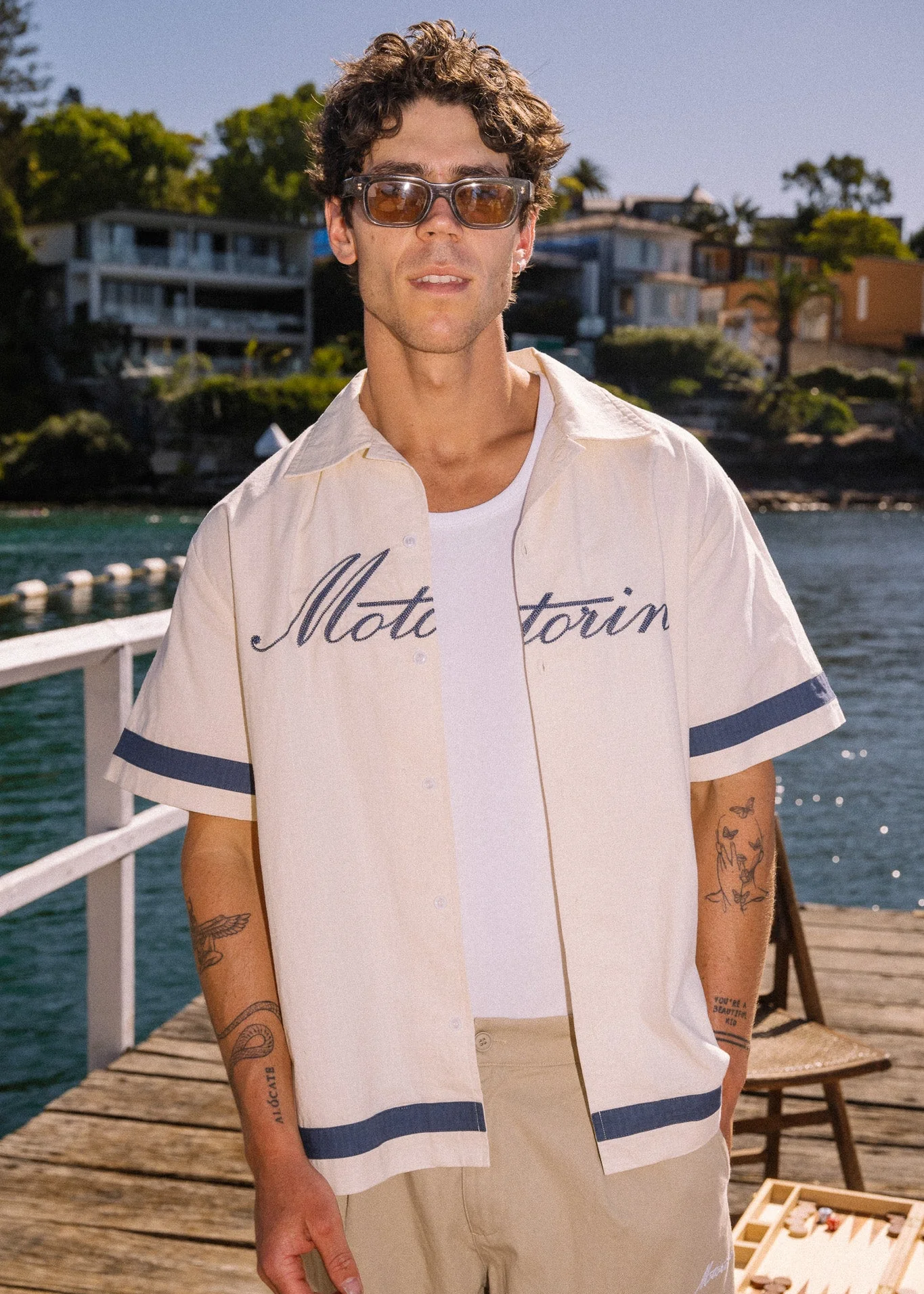 Cursive Shirt - Off White - Image 6