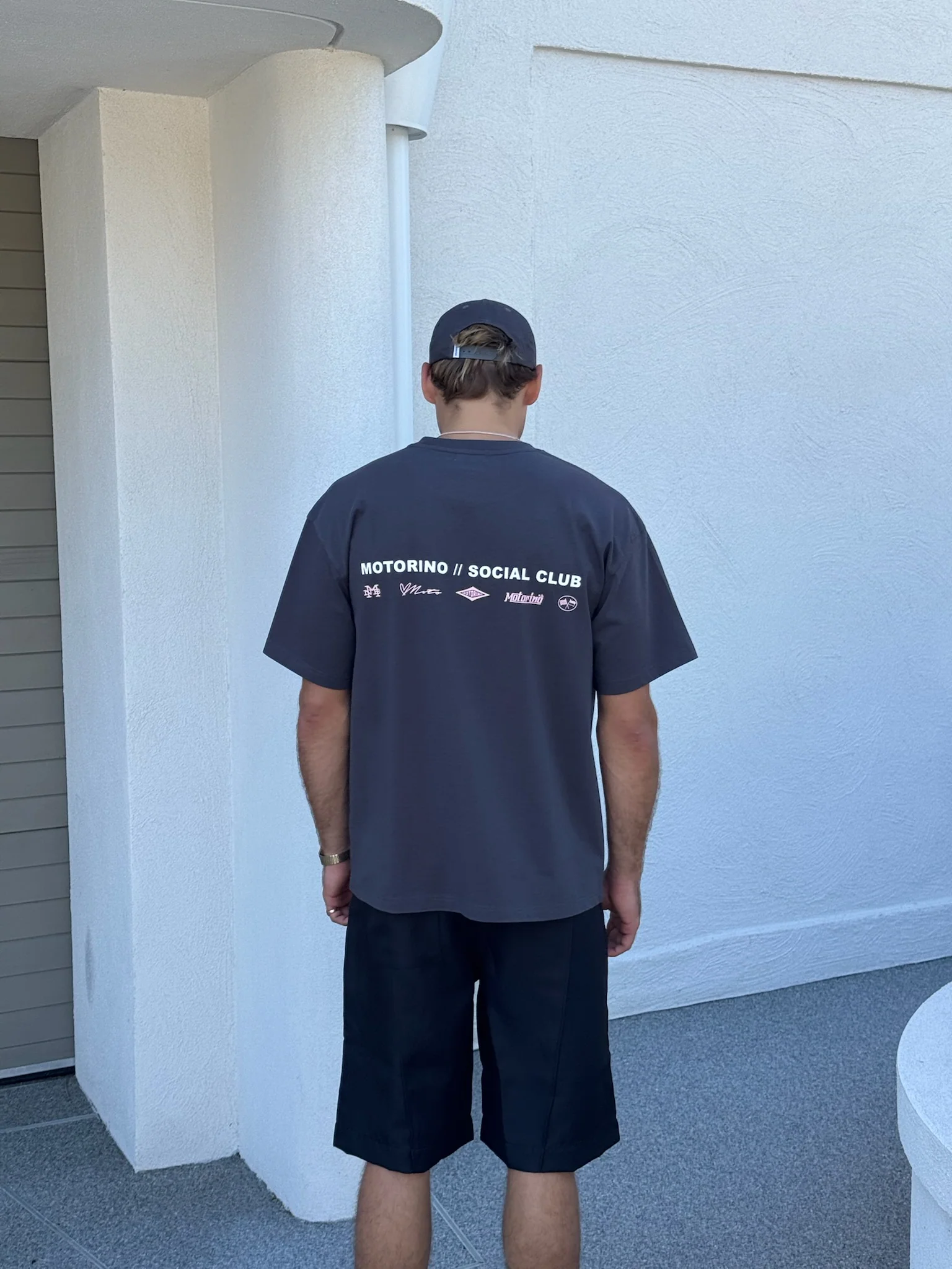 Emblem Tee - Faded Black - Image 4