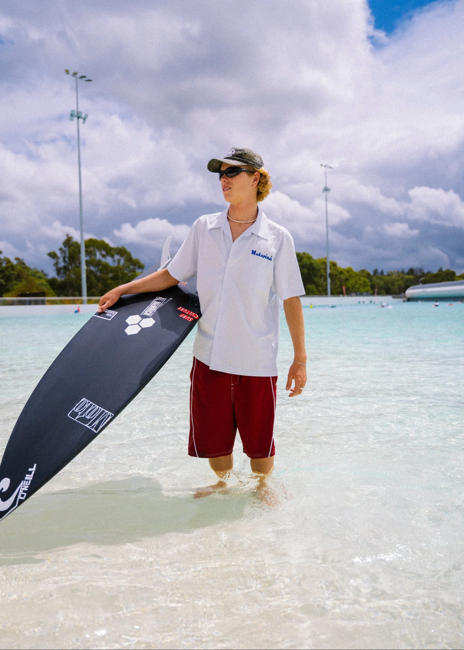 Everyday Long Boardshorts - Red - Image 6