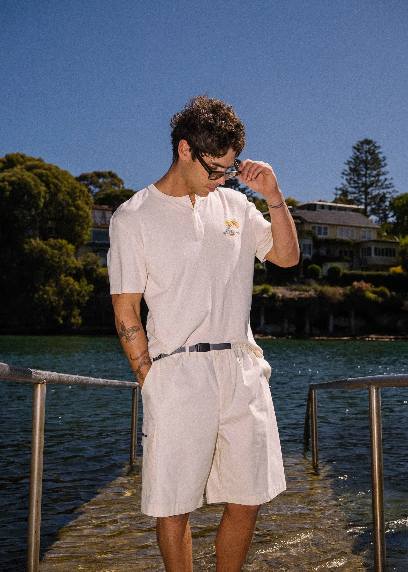 Henley Palm - Off White - Image 5