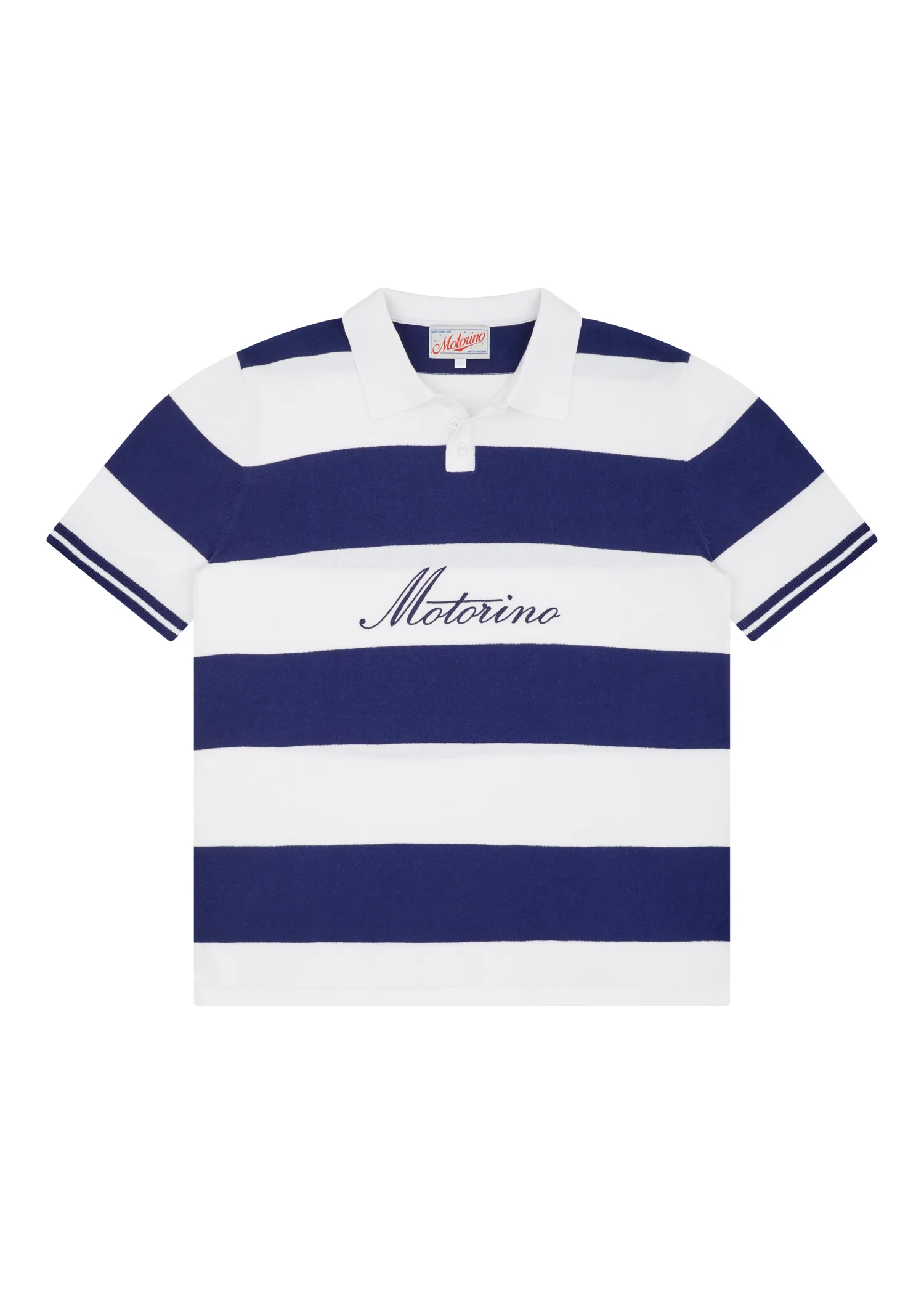 Knitted Polo - Navy