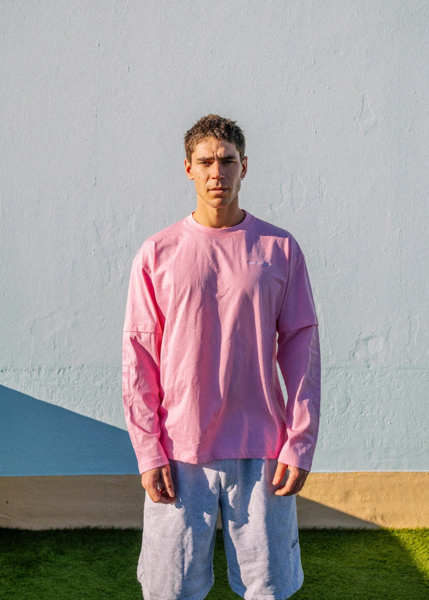 Layered Long Sleeve - Pink Fire - Image 4