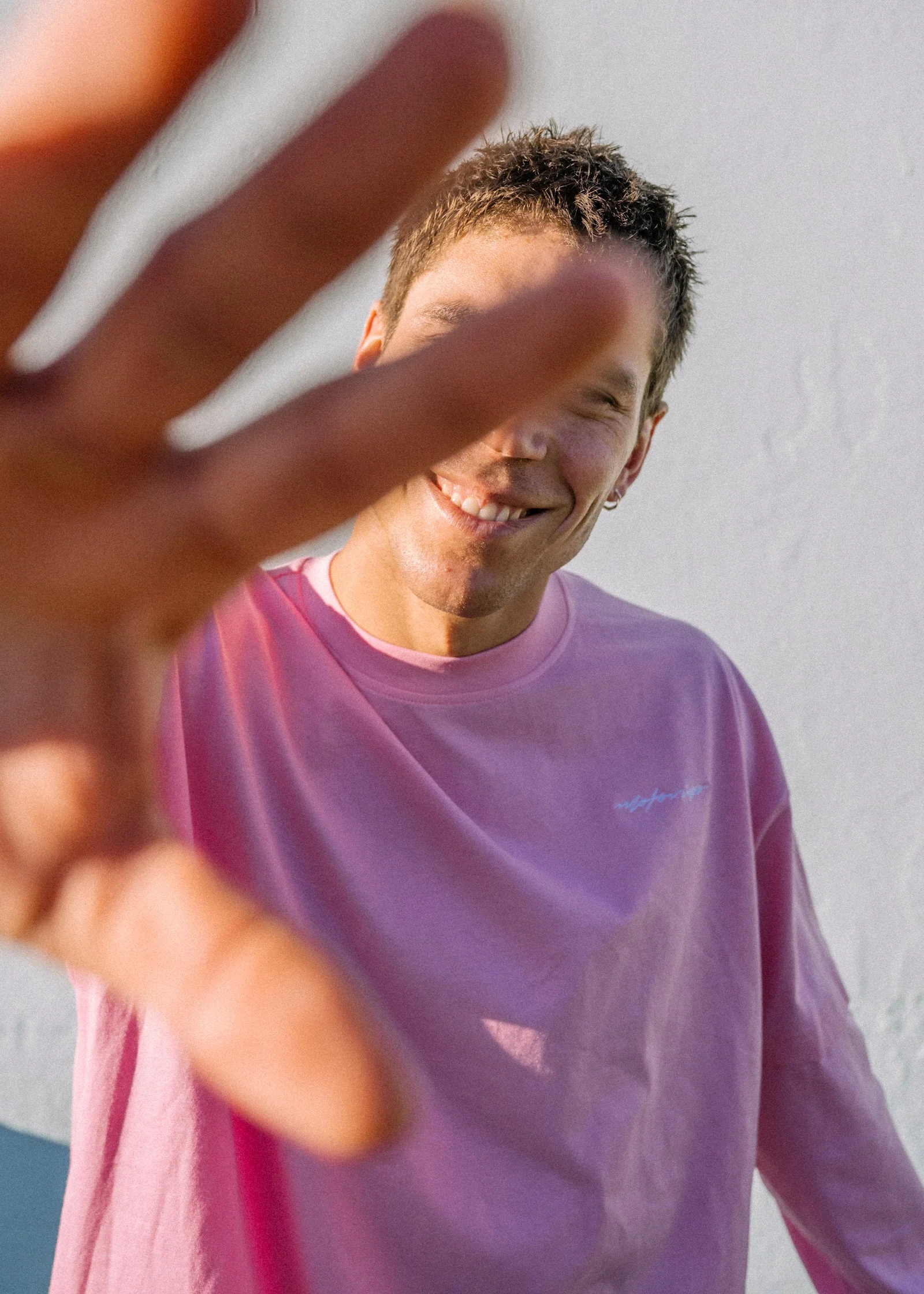 Layered Long Sleeve - Pink Fire - Image 7