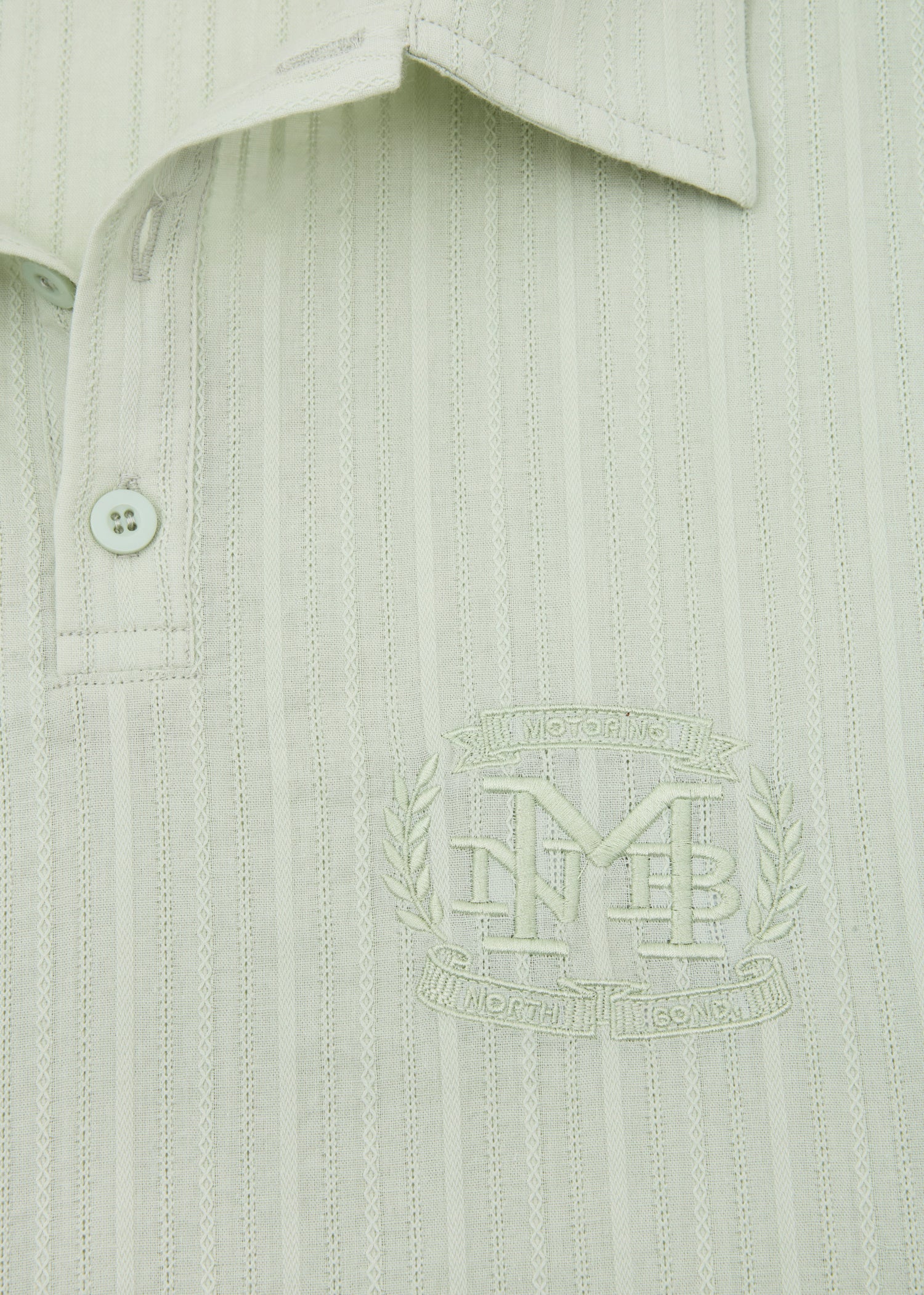Jacquard Polo - Mint - Image 2