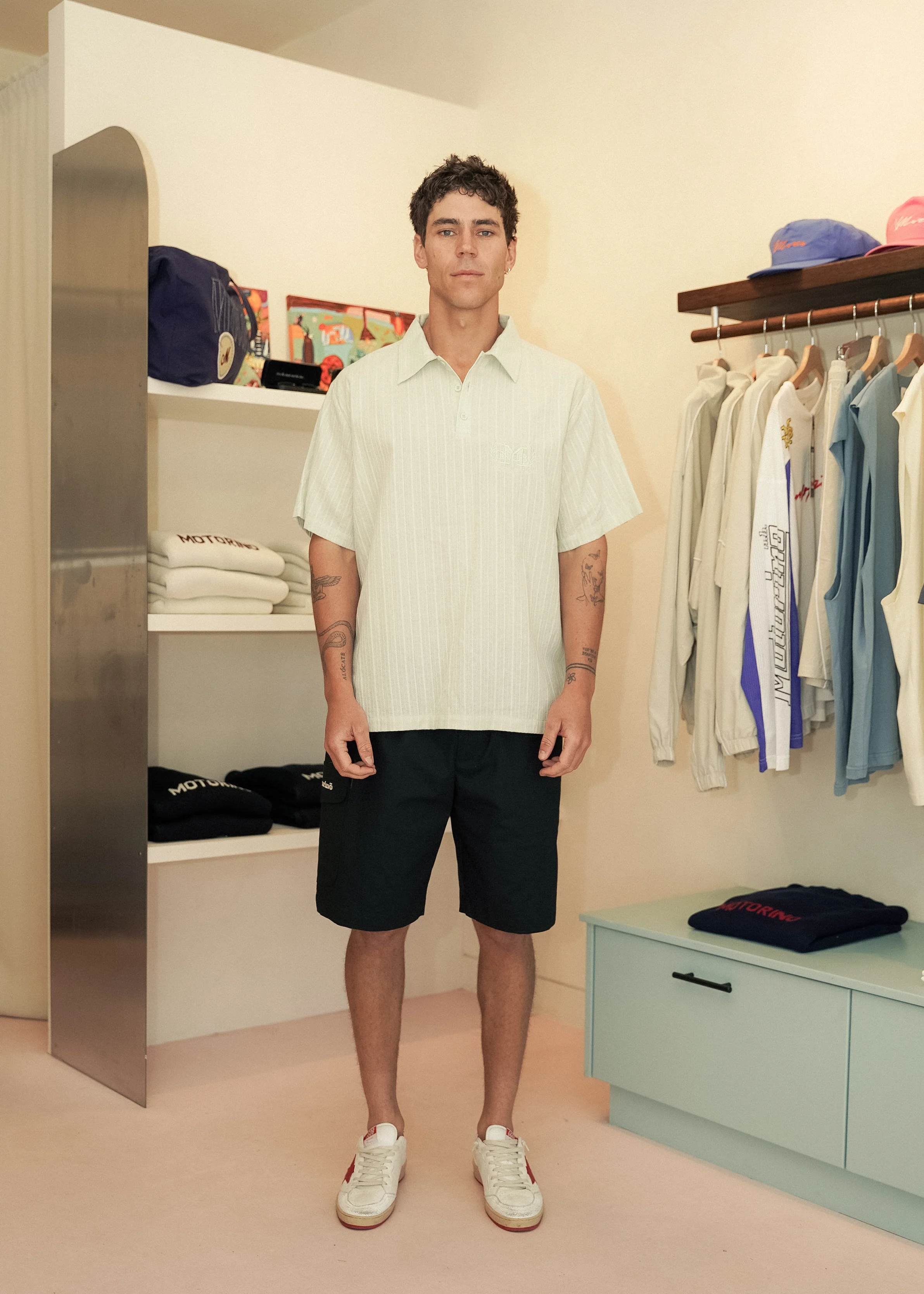 Jacquard Polo - Mint - Image 3