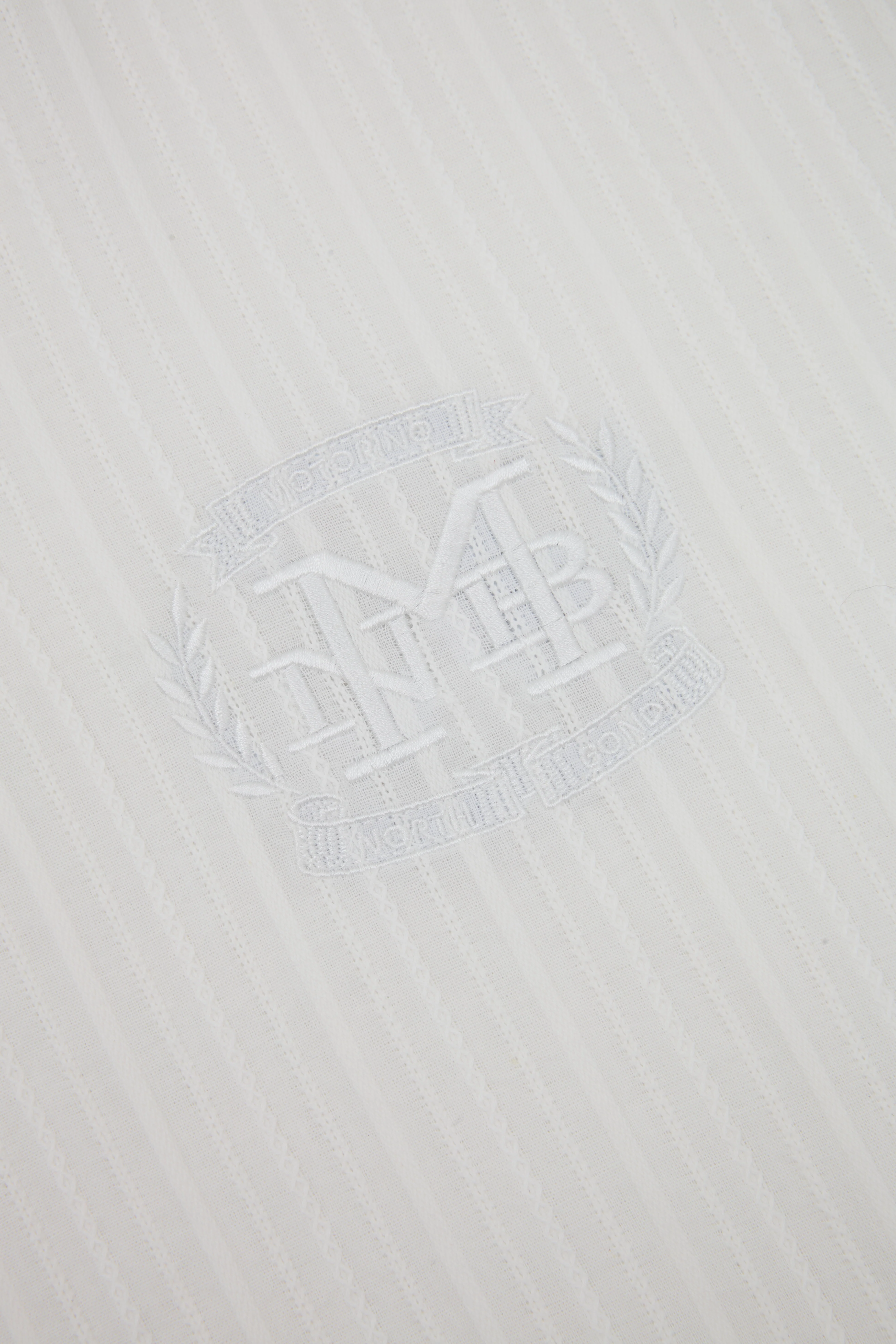 Jacquard Polo - White - Image 3