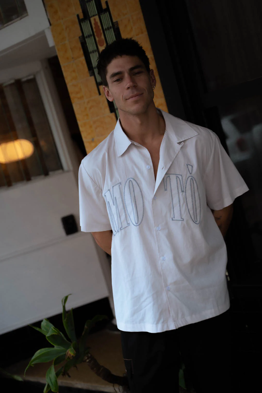 Applique Shirt - Overcast - Image 5