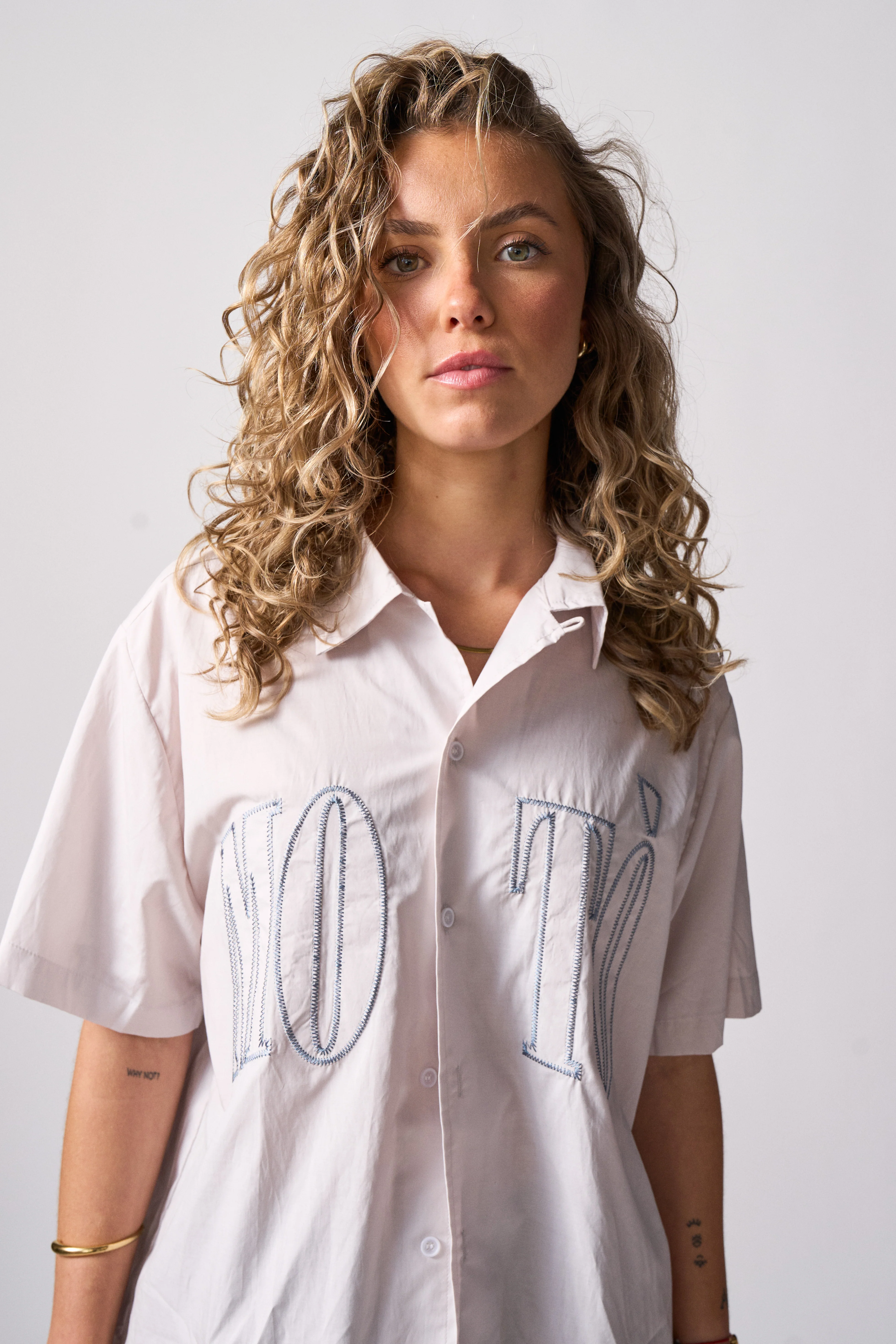 Applique Shirt - Overcast - Image 9