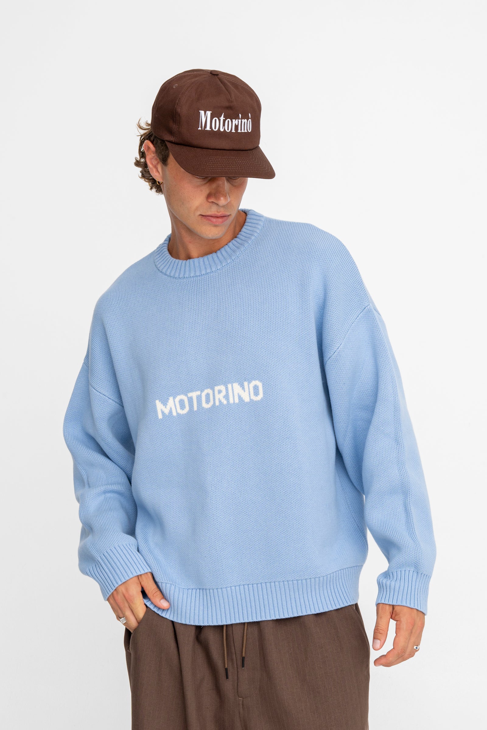 Motorino Signature Hat - Choc - Image 4