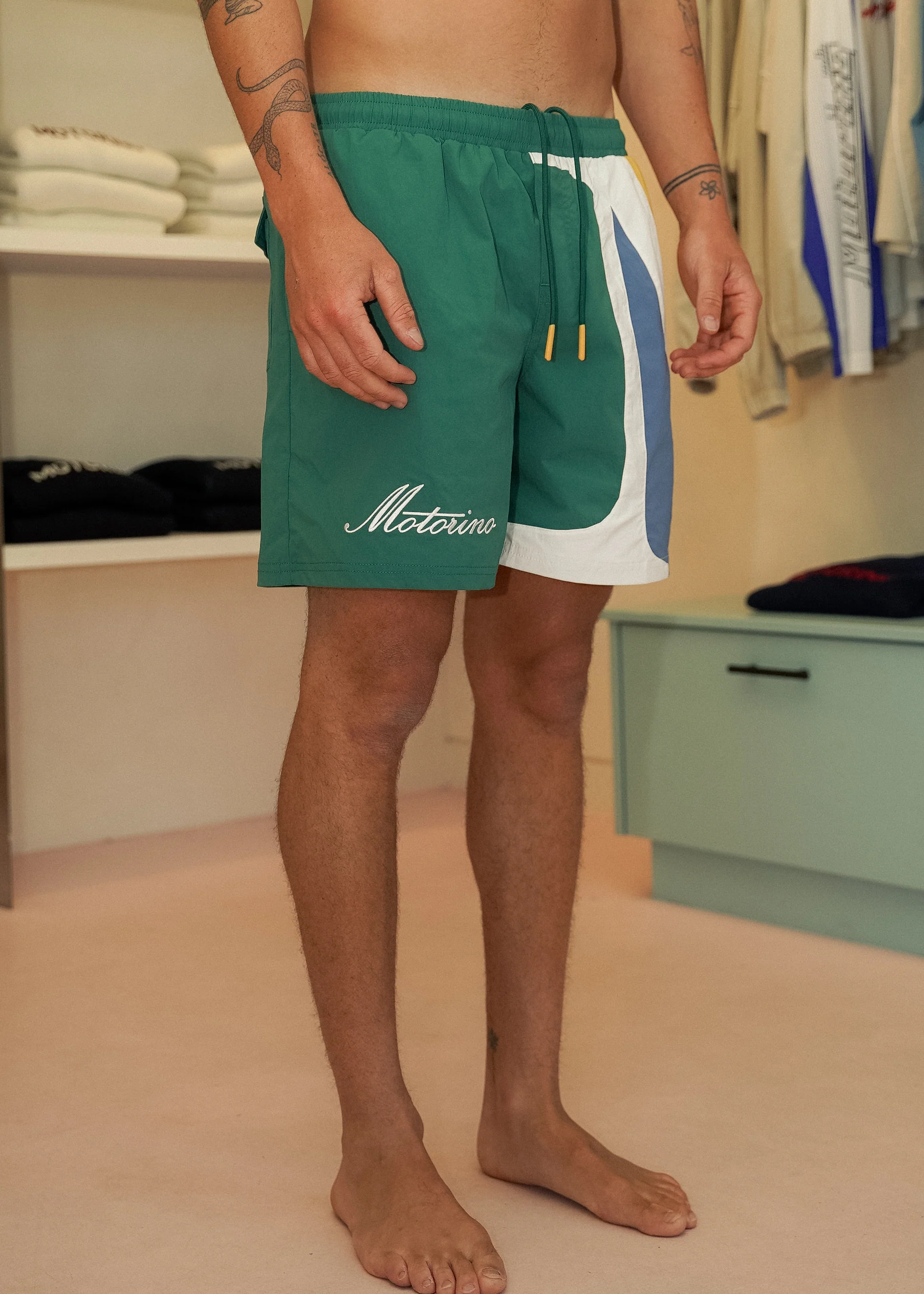 Panel Boardshorts - Pine Green - Image 10