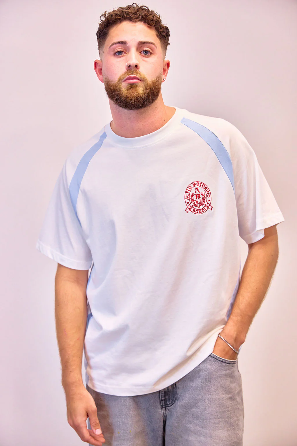 Panel Tee - White - Image 6