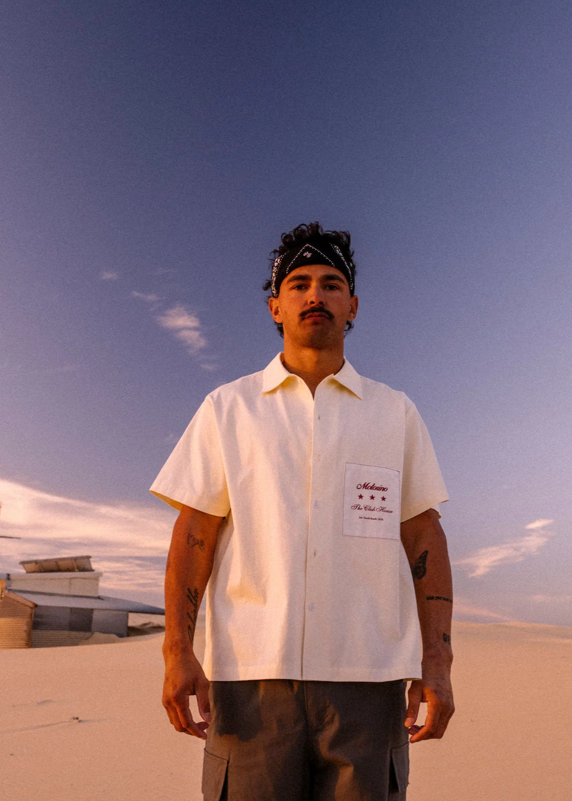 Patched Appliqué Shirt - Off White - Image 3