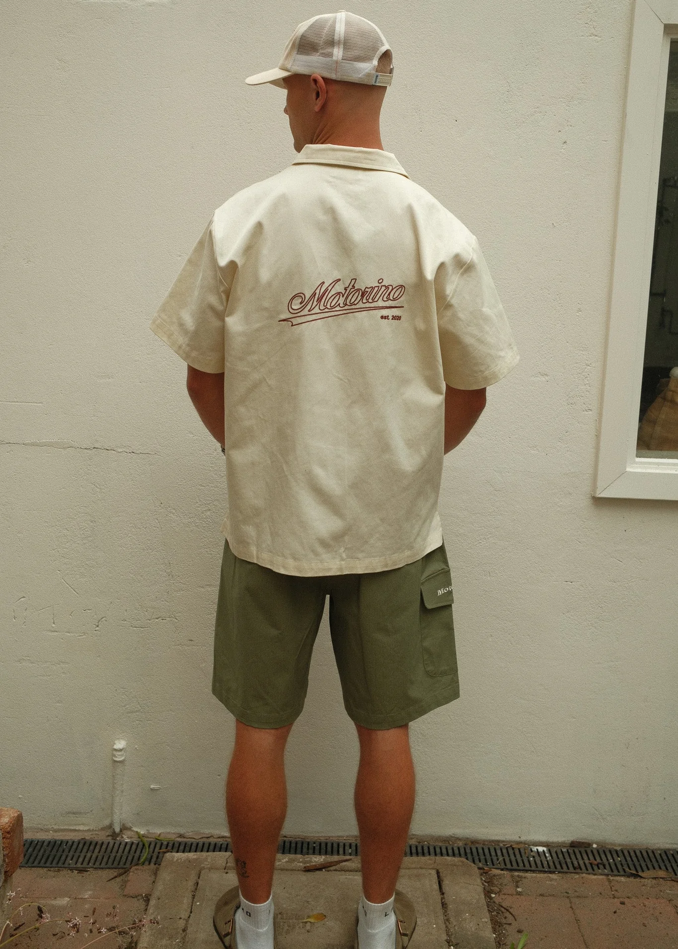 Patched Appliqué Shirt - Off White - Image 8