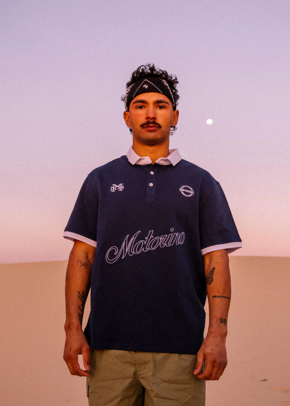 Moto Polo - Navy - Image 5