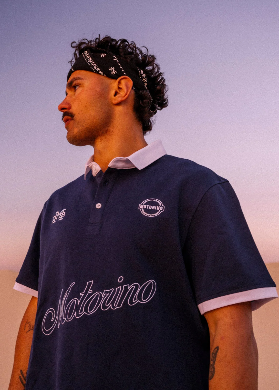 Moto Polo - Navy - Image 6
