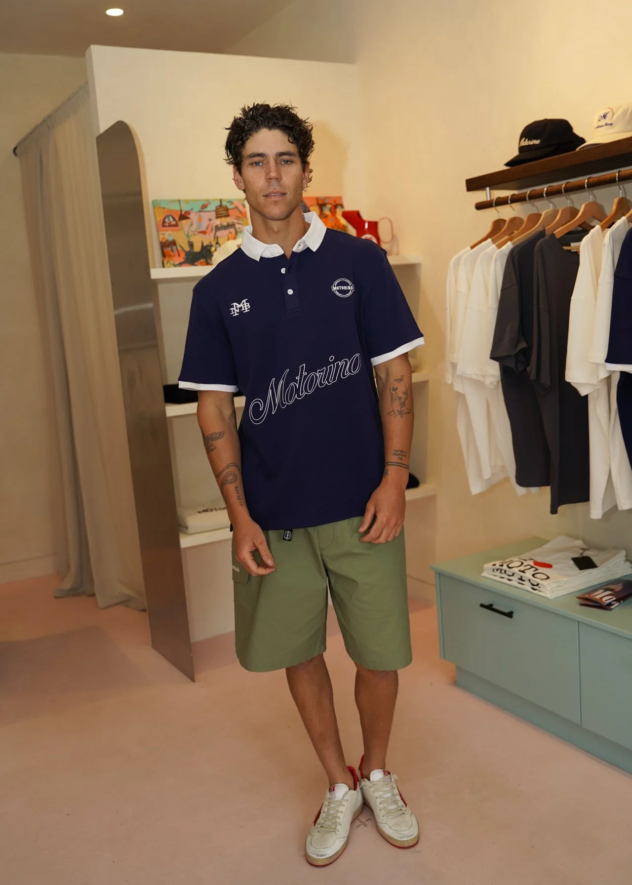 Moto Polo - Navy - Image 7