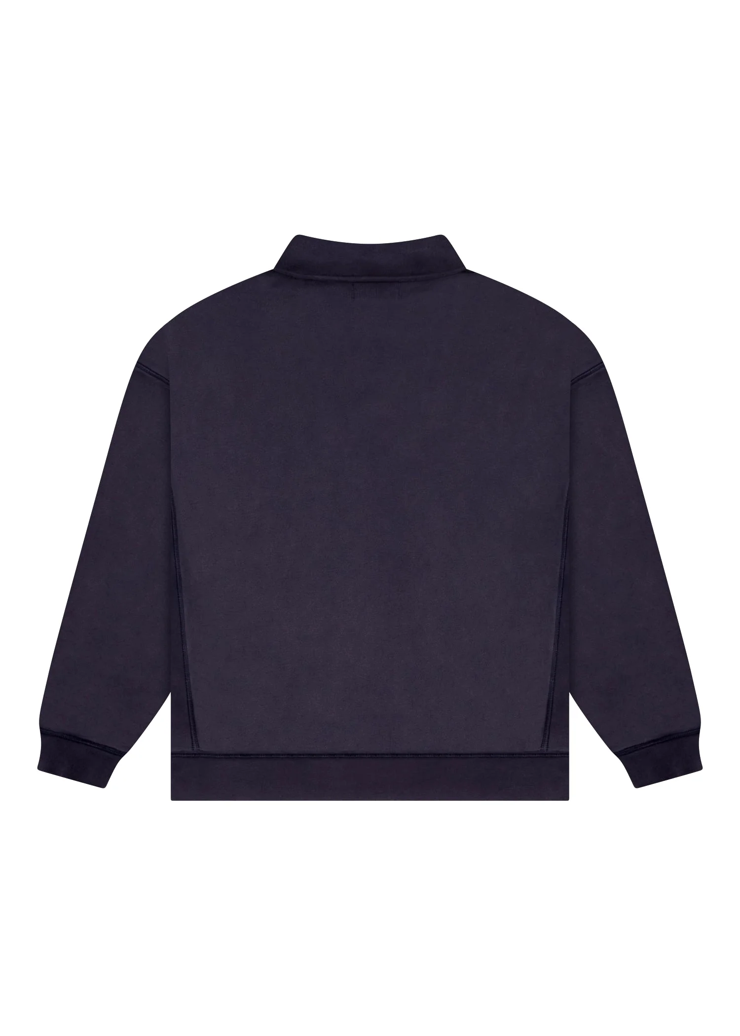 Quarter Zip Fleece - Washed Navy - Image 2