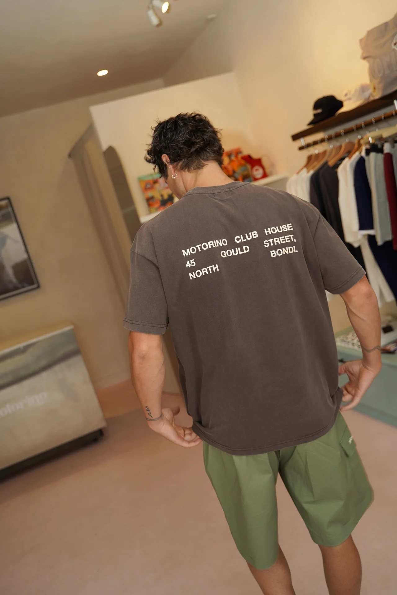 Address Tee - Washed Brown - Image 10