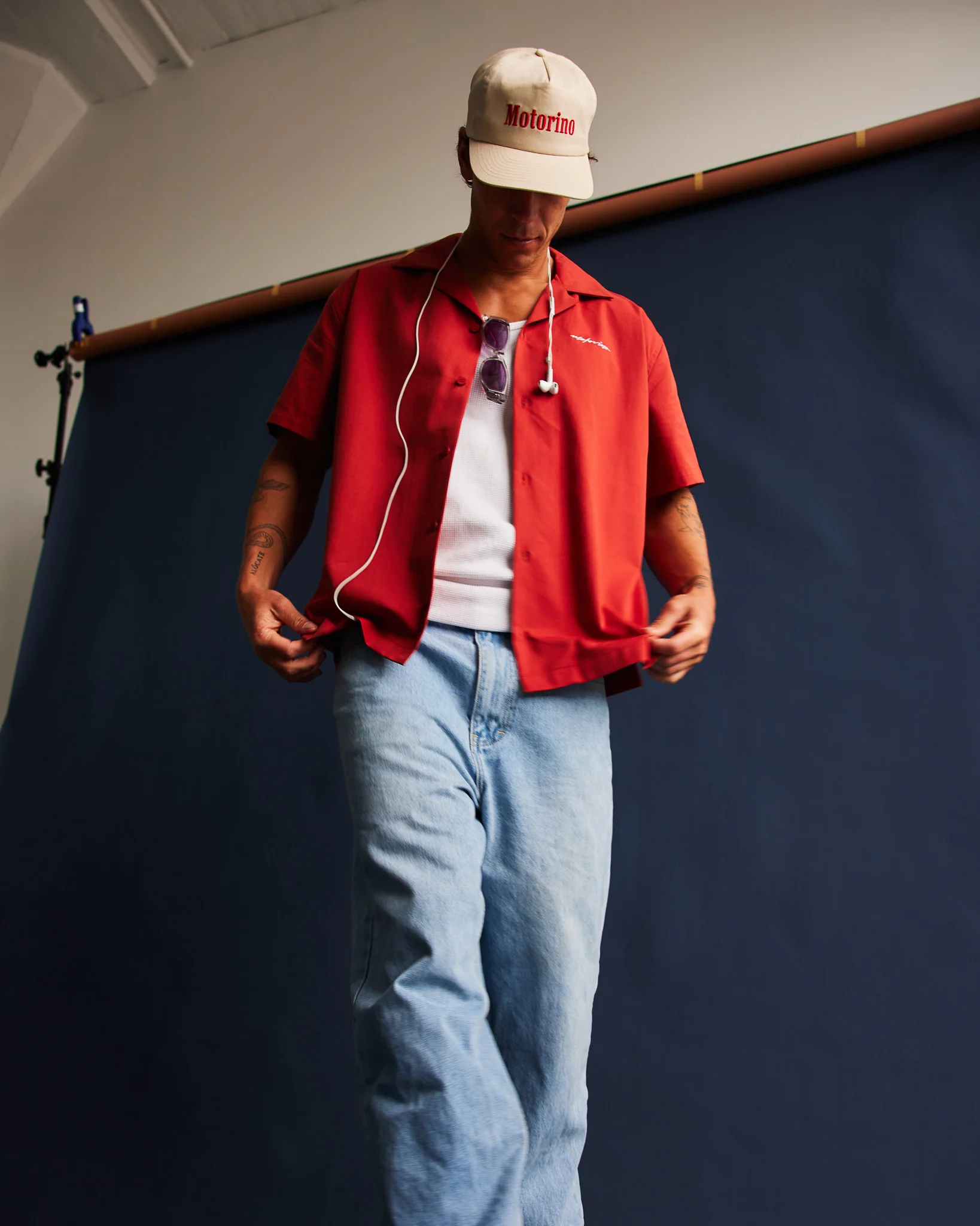 Motorino Signature Hat - Off White - Image 3