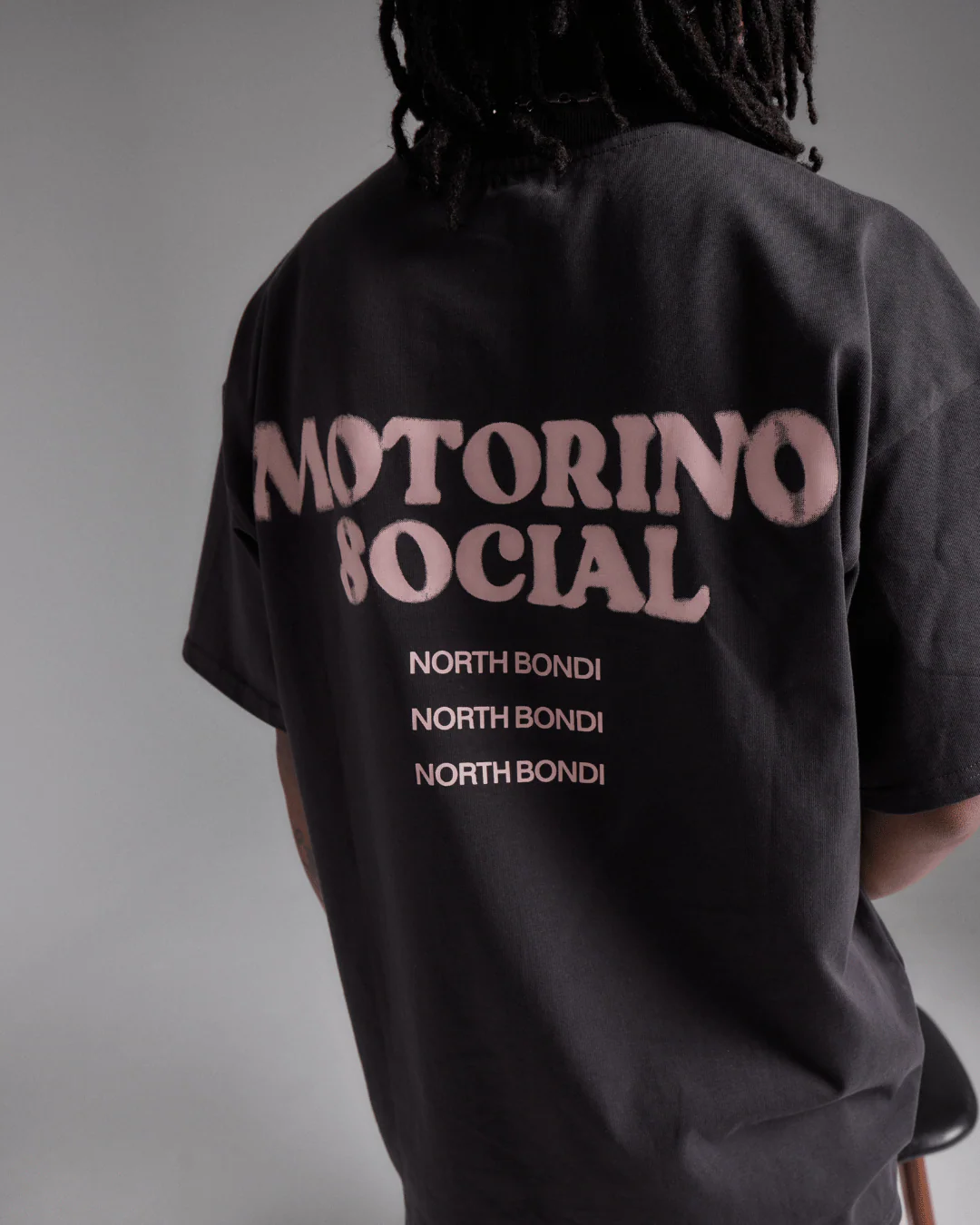 Social Tee - Faded Black - Image 4