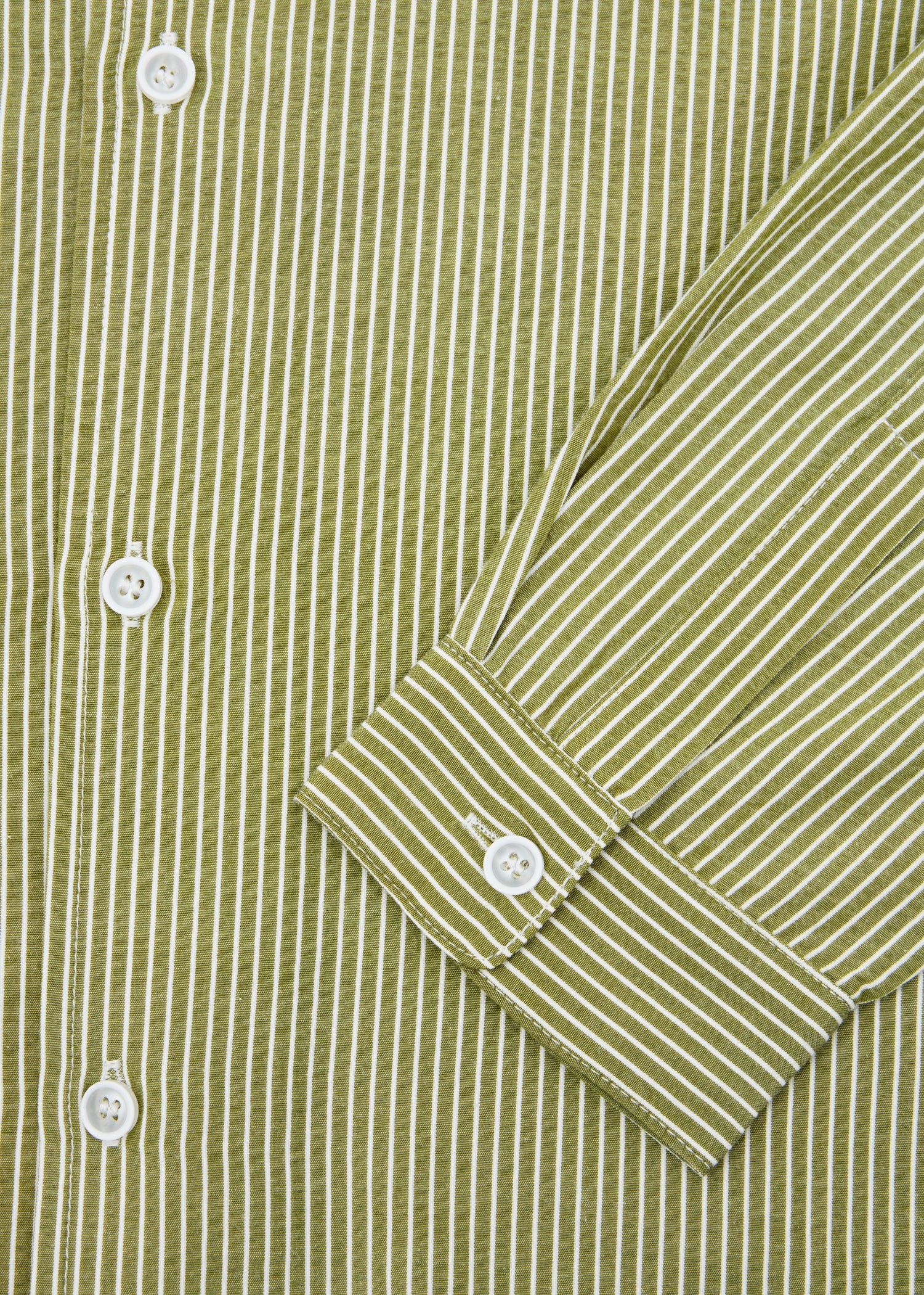 Striped Long Sleeve - Olive - Image 2