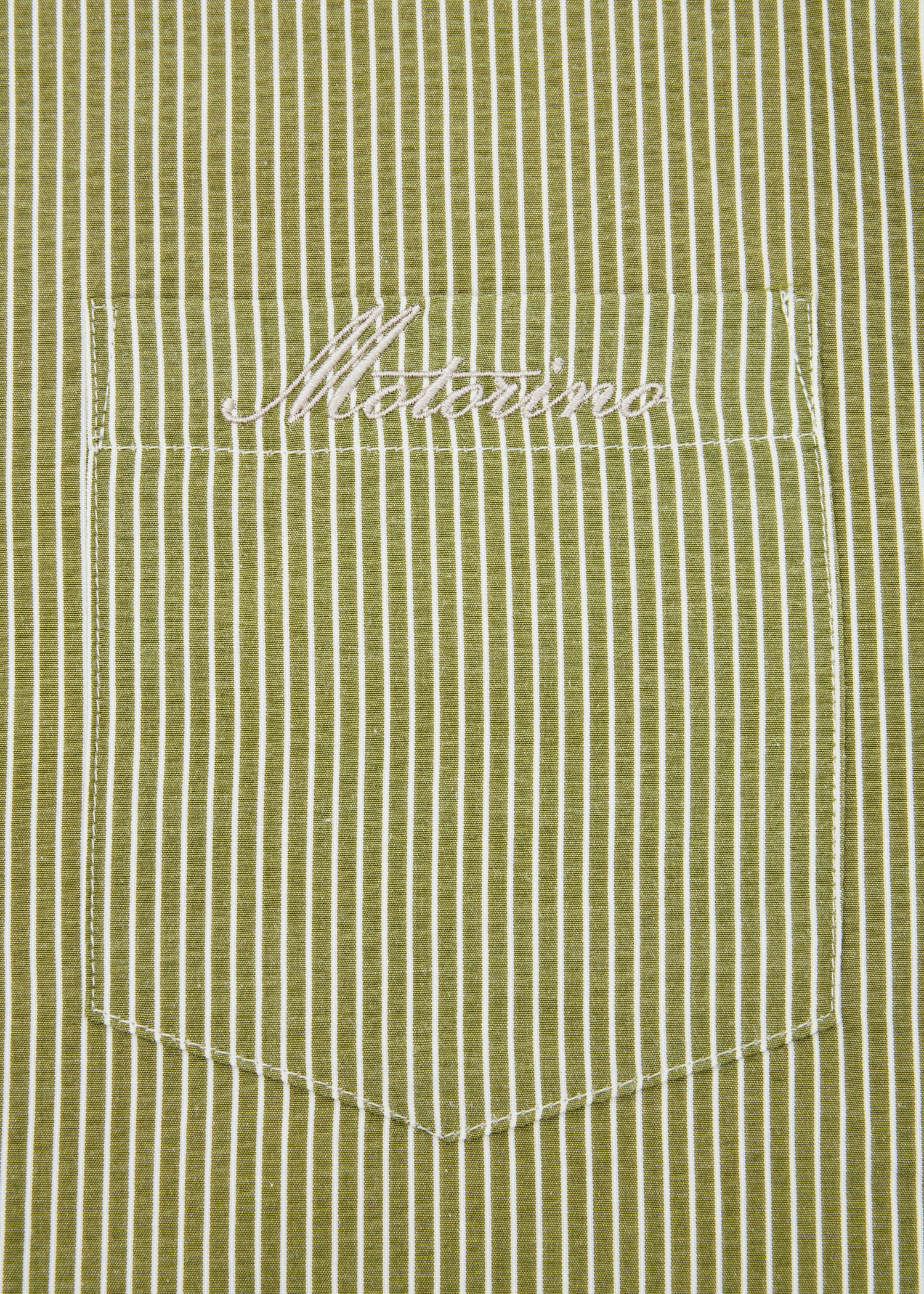 Striped Long Sleeve - Olive - Image 3