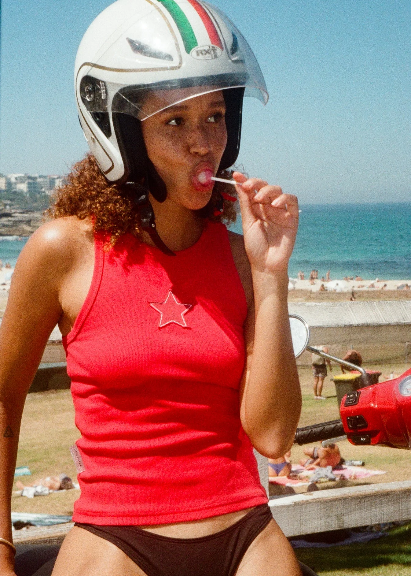 Star Baby Singlet - Red - Image 6