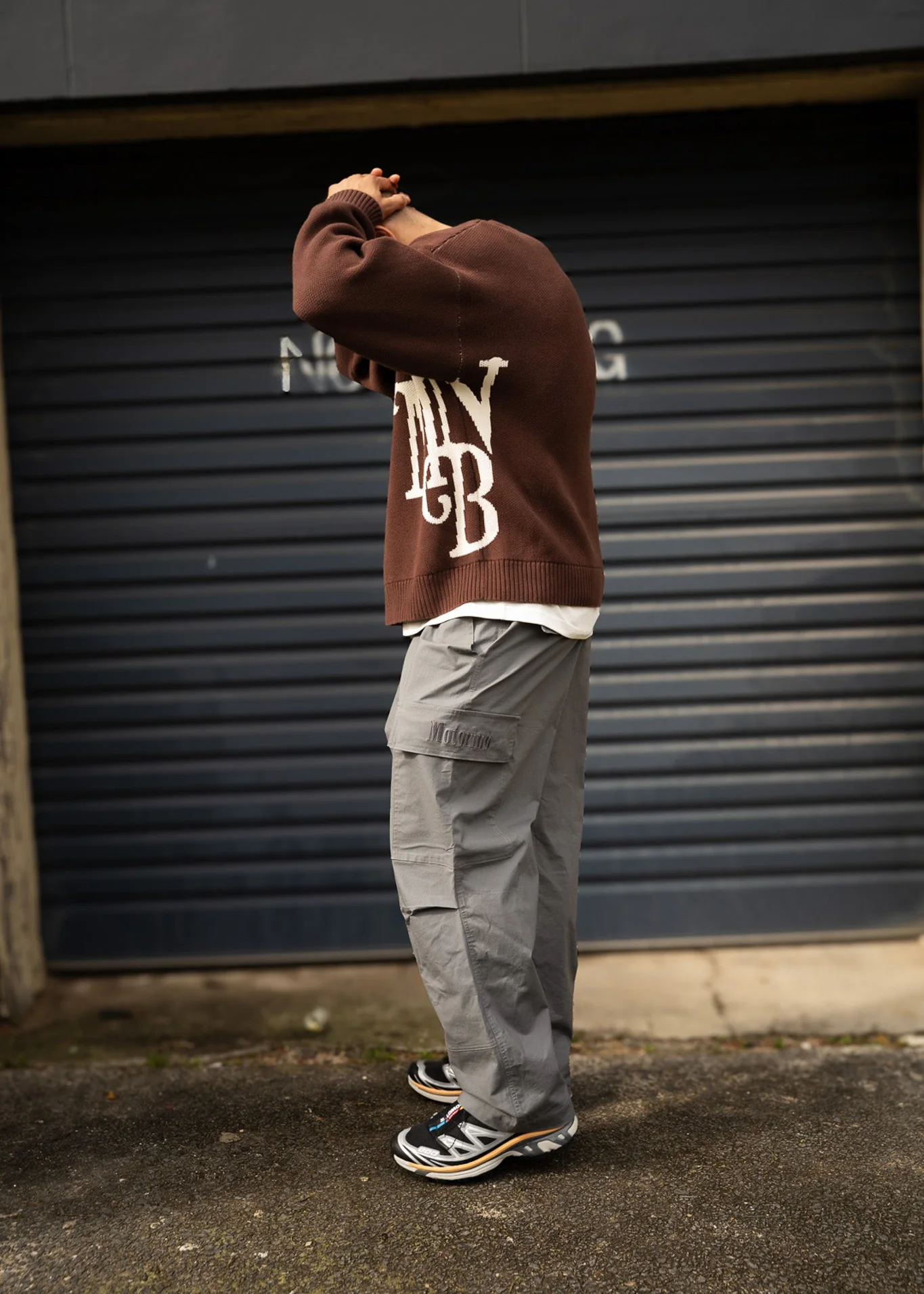 Stitched Knit - Choc Brown - Image 4