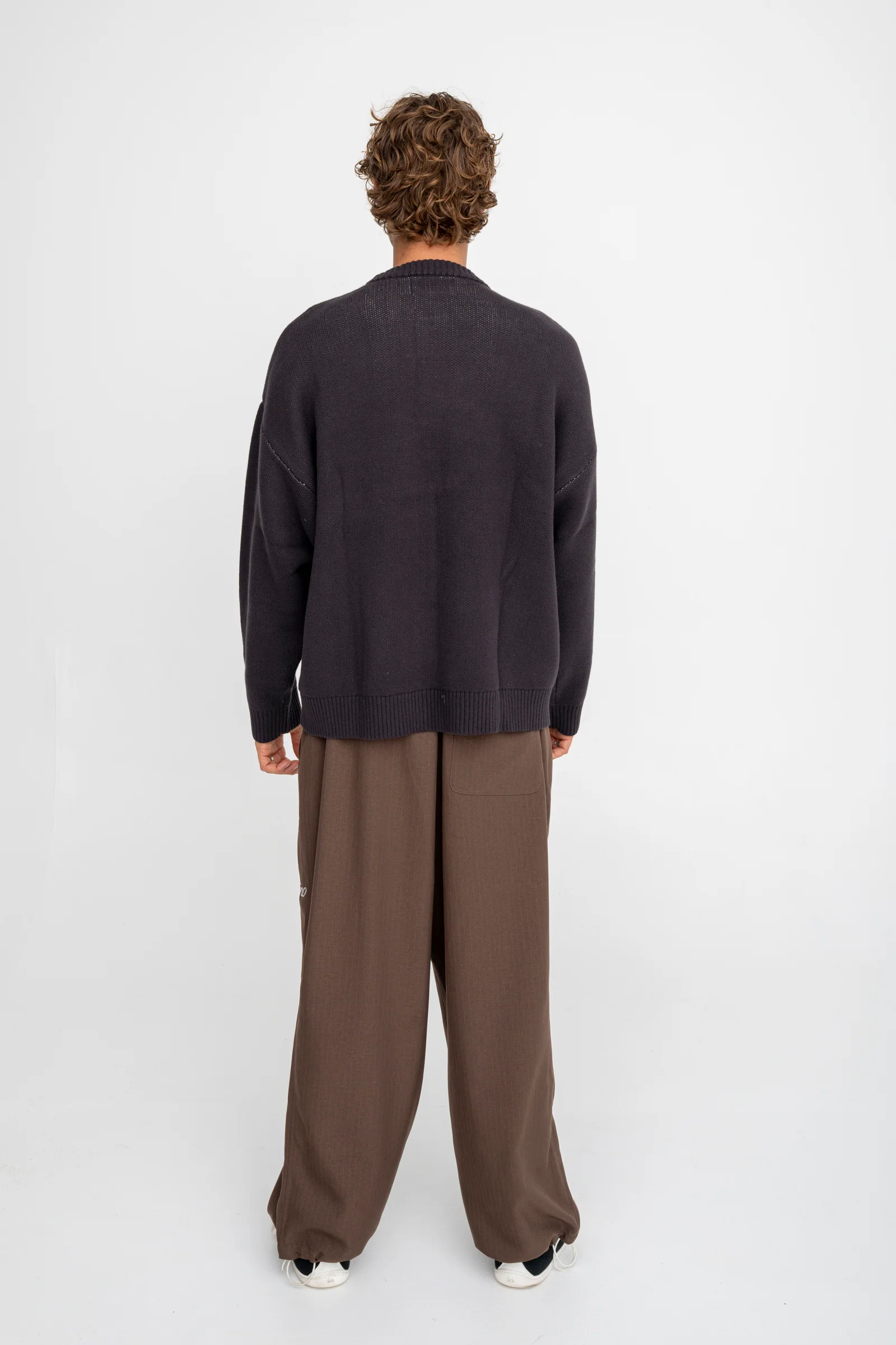 Stitched Knit - Off Black - Image 4