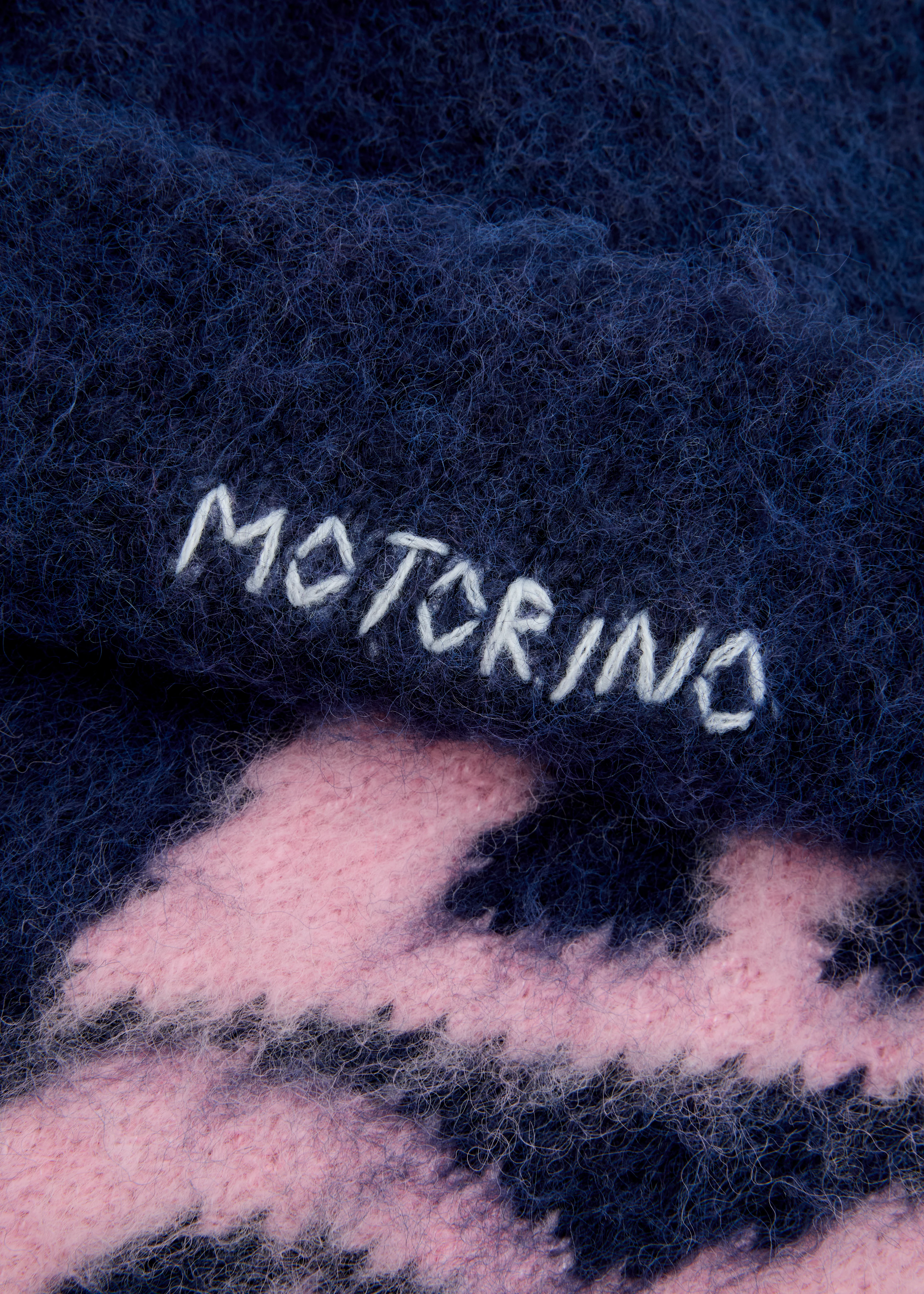Stitched Mohair Knit - Ocean - Image 7